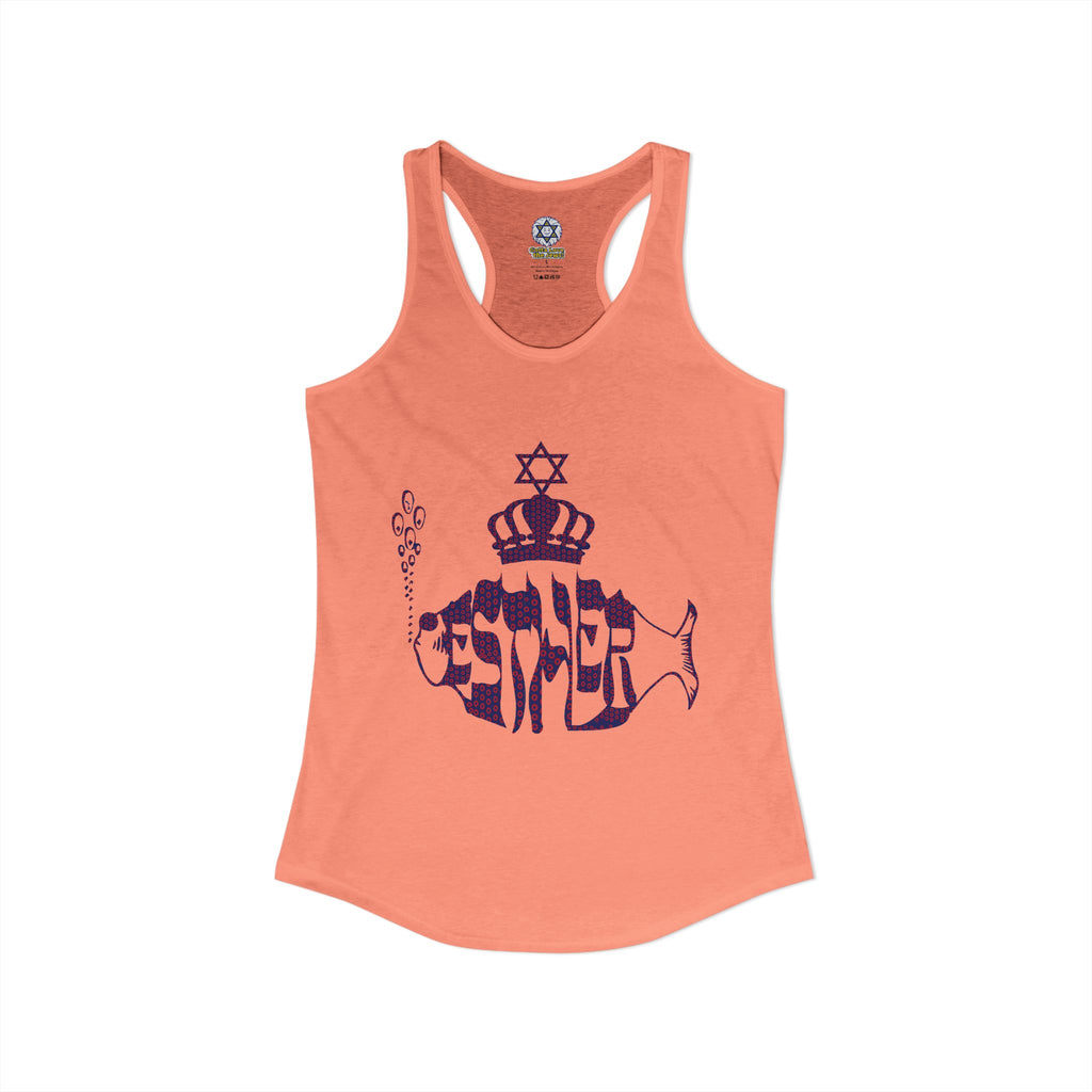 Phishing for Queen Esther - Women's Ideal Racerback Tank