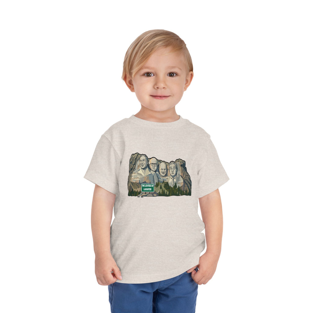 Toddler Tee — Mount Rushmore Family Faces Graphic