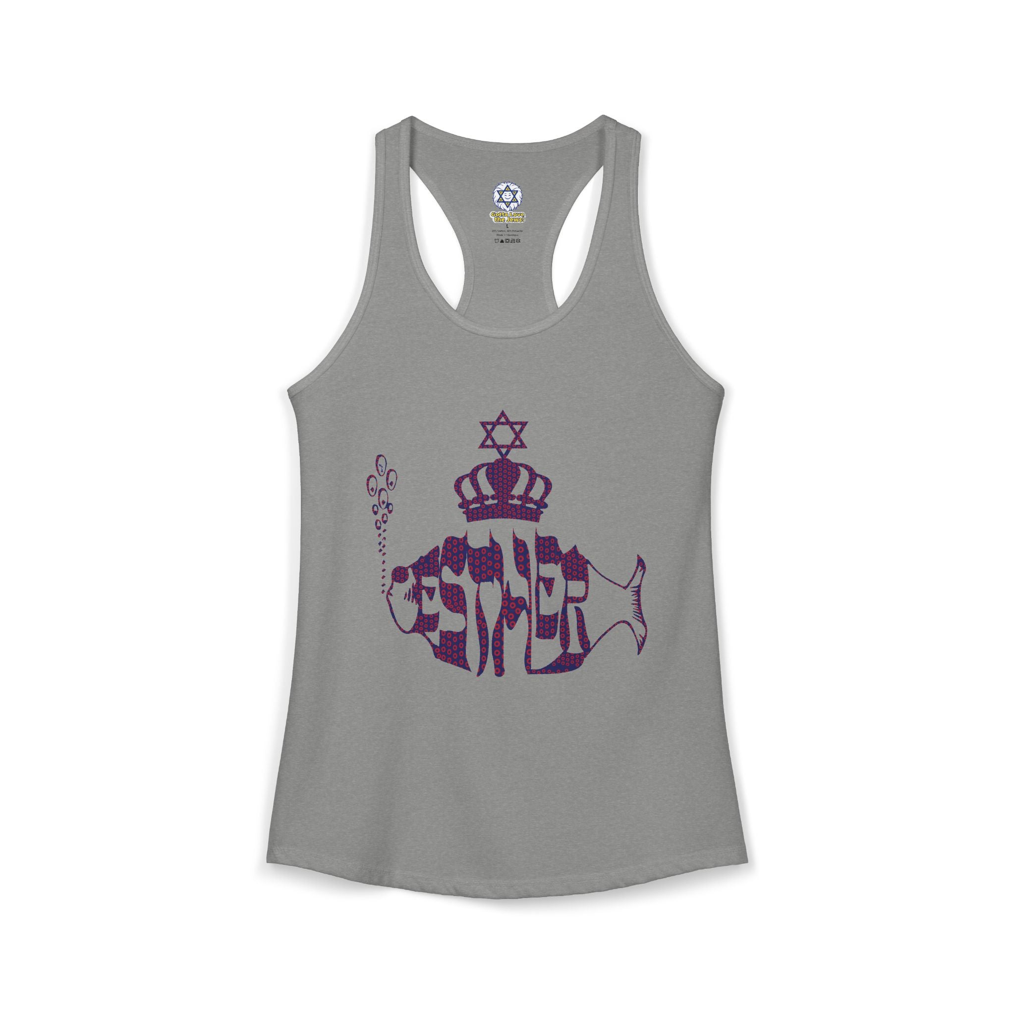 Phishing for Queen Esther - Women's Ideal Racerback Tank