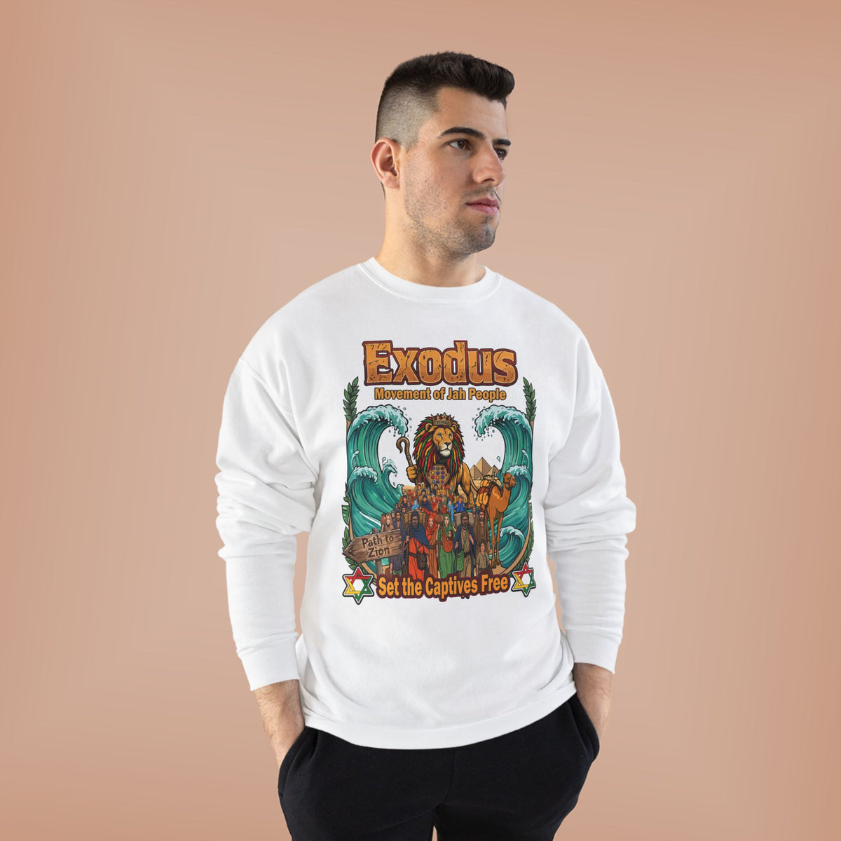 Exodus — Jewish Roots Rock Reggae Sweatshirt