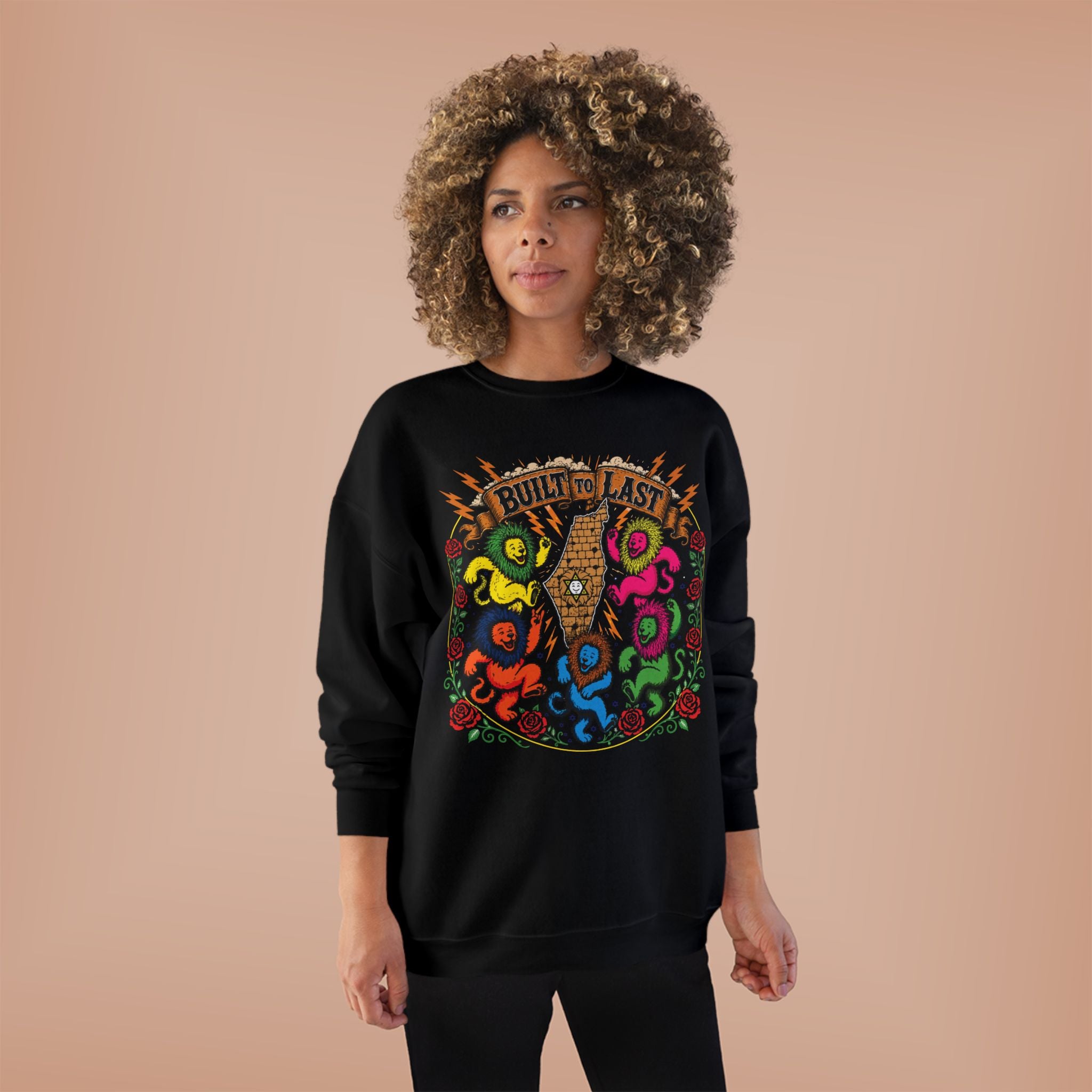 Grateful Israel - Built to Last - Crewneck Sweatshirt