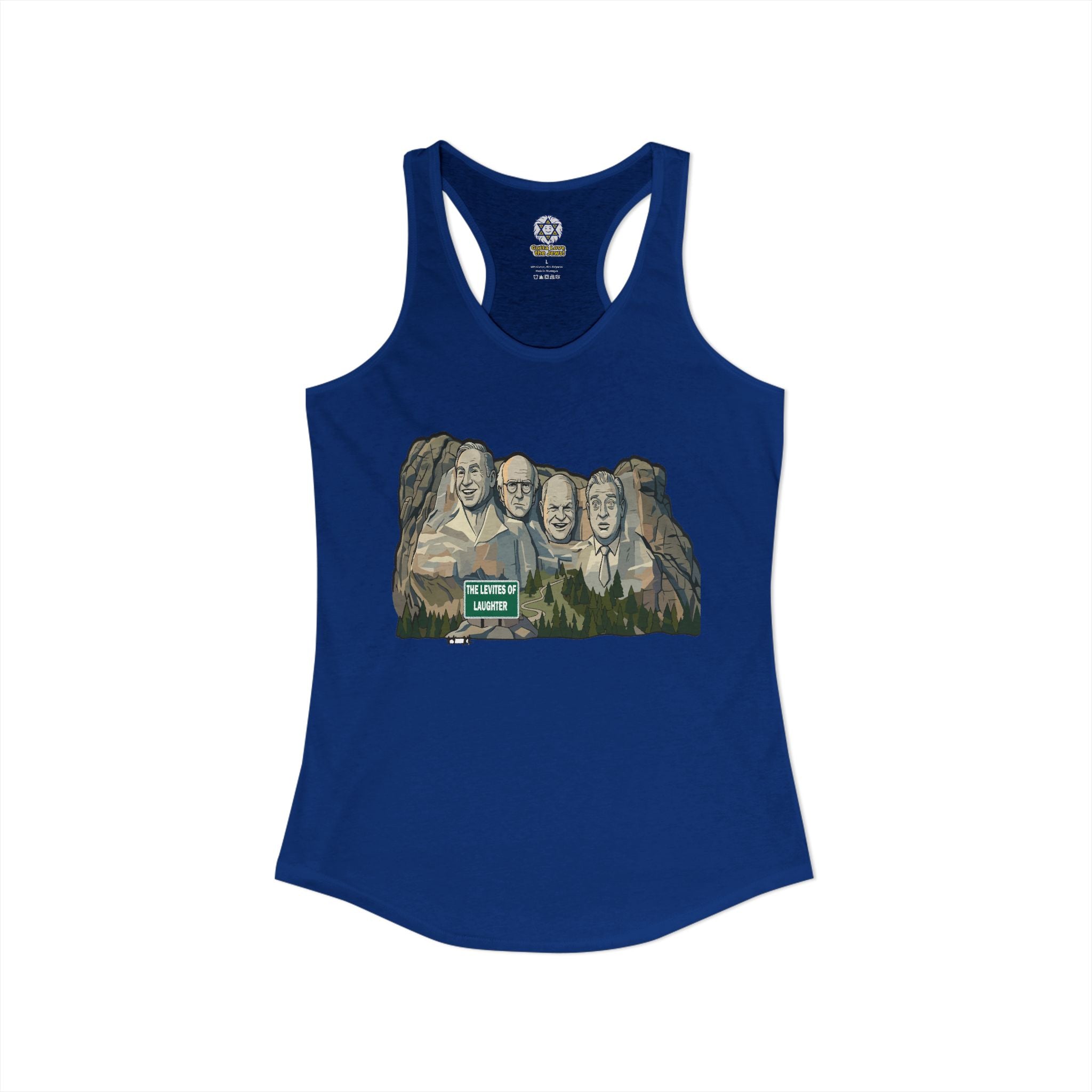 The Levites of Laughter Racerback top
