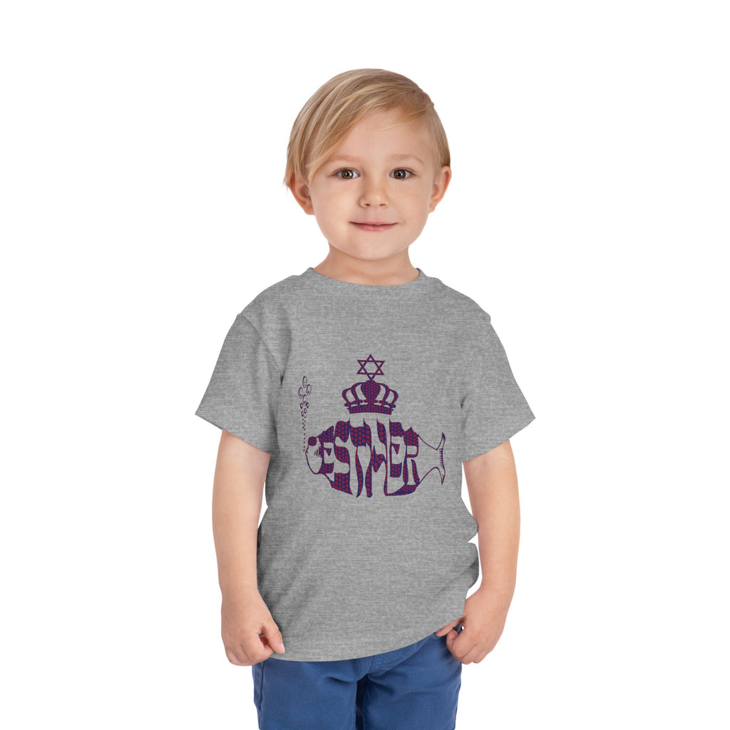 Phishing for Queen Esther Toddler Tee