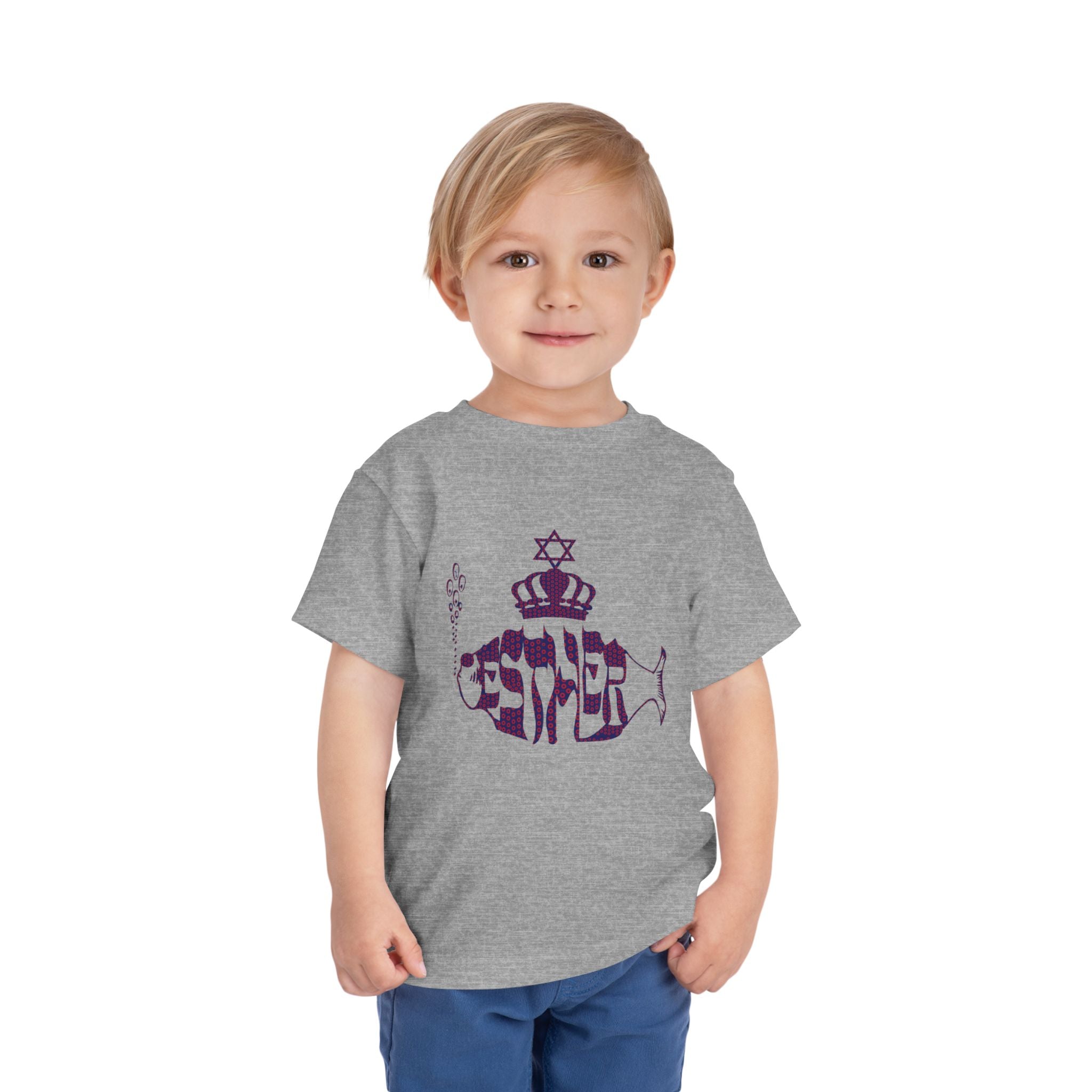 Phishing for Queen Esther Toddler Tee