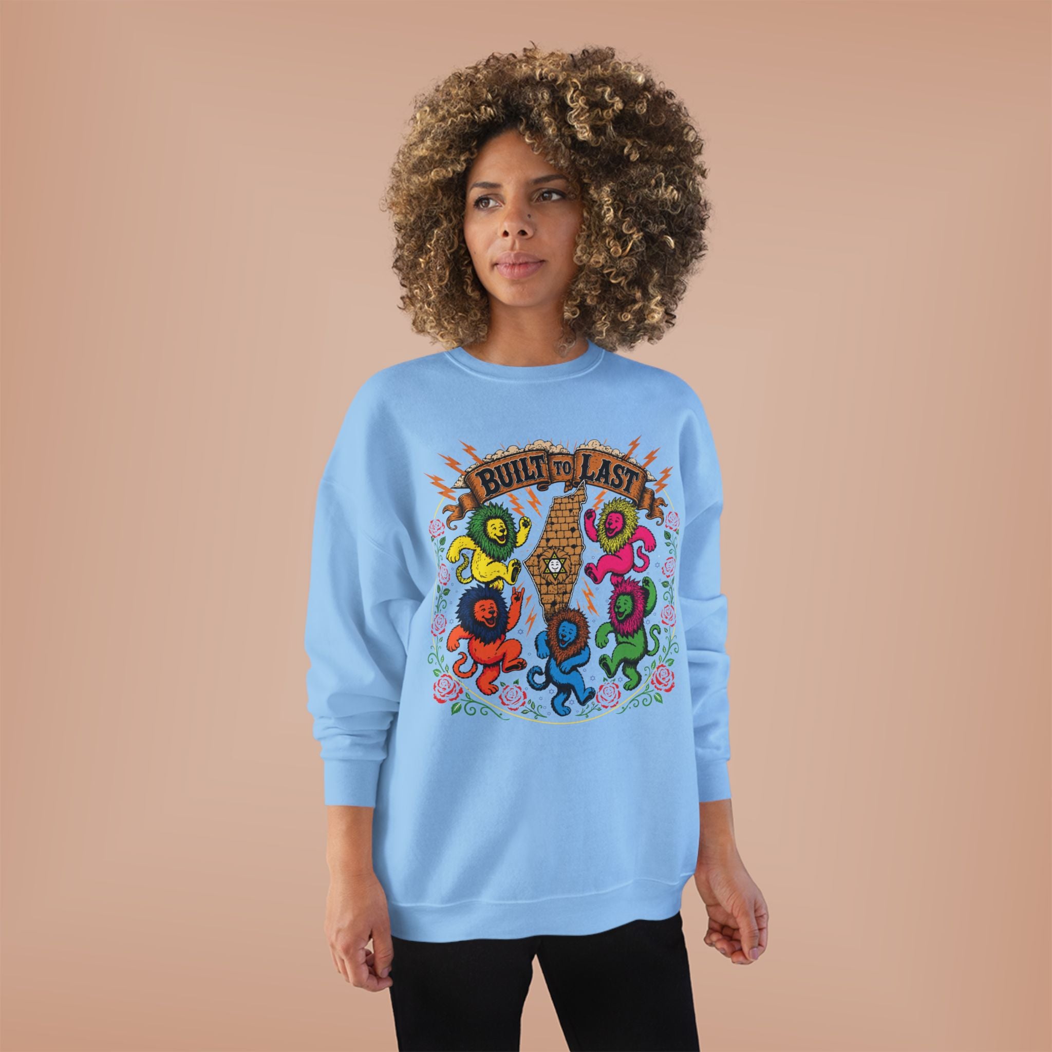 Grateful Israel - Built to Last - Crewneck Sweatshirt