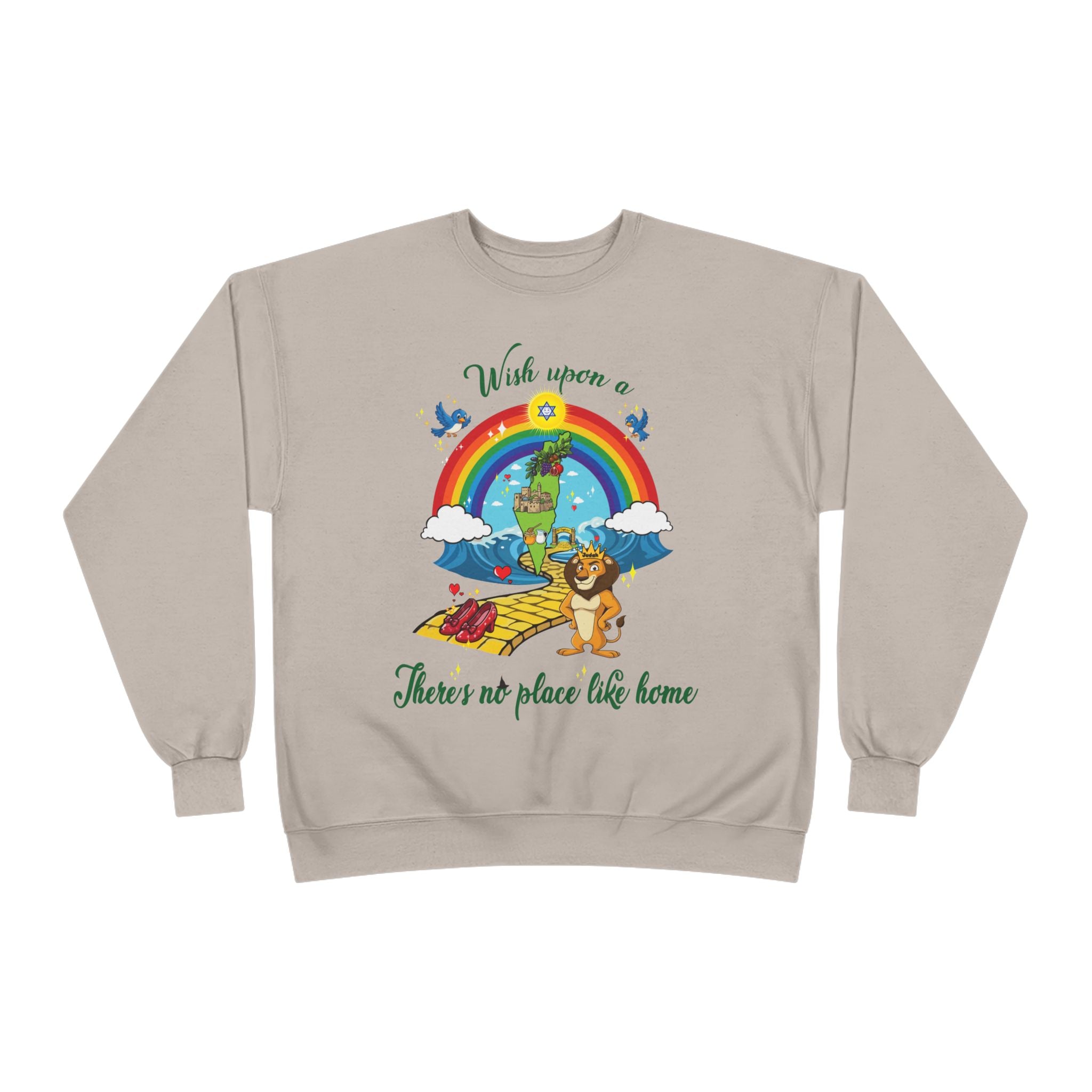 Zion Over the Rainbow Crewneck Sweatshirt