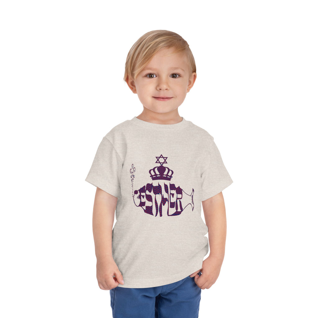 Phishing for Queen Esther Toddler Tee