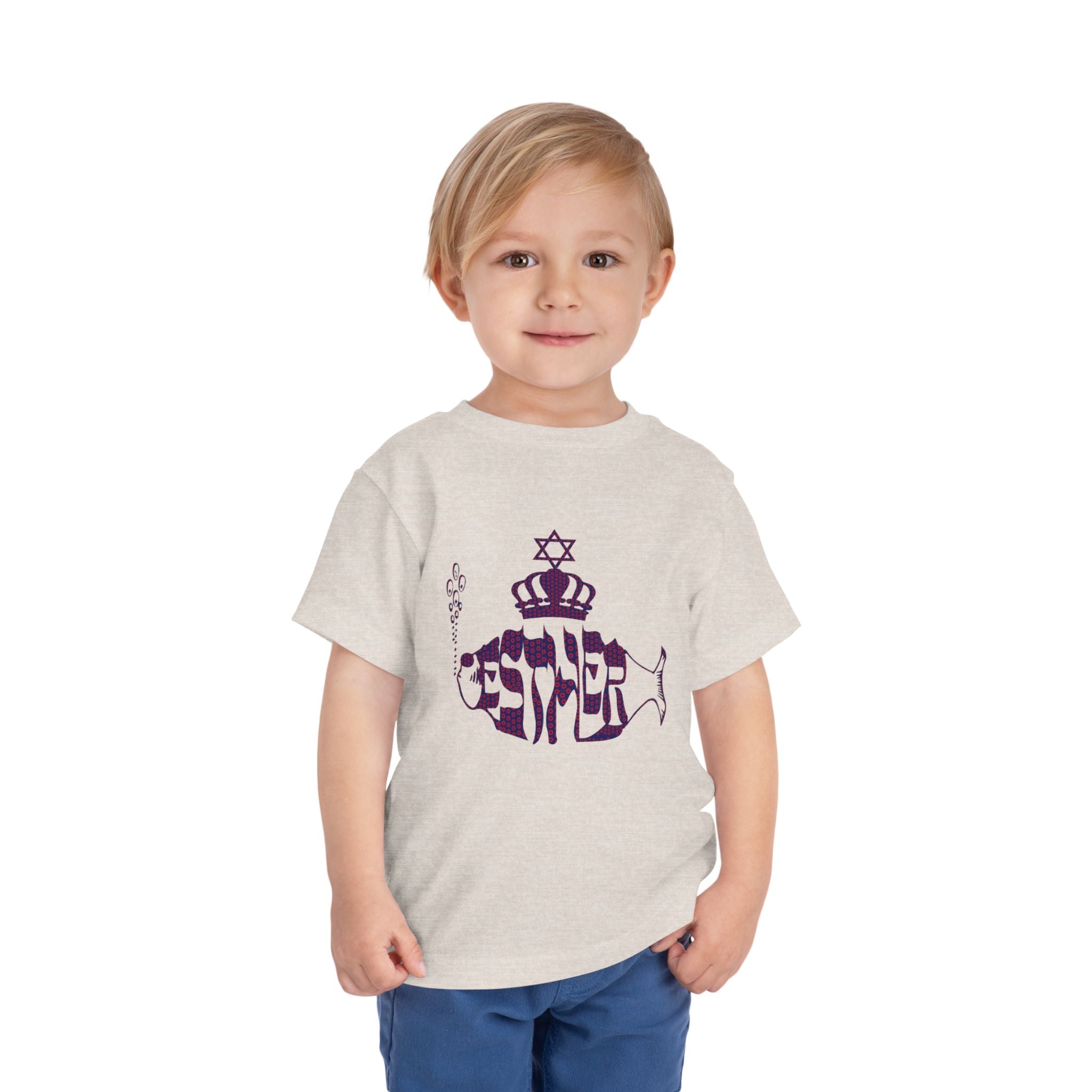 Phishing for Queen Esther Toddler Tee