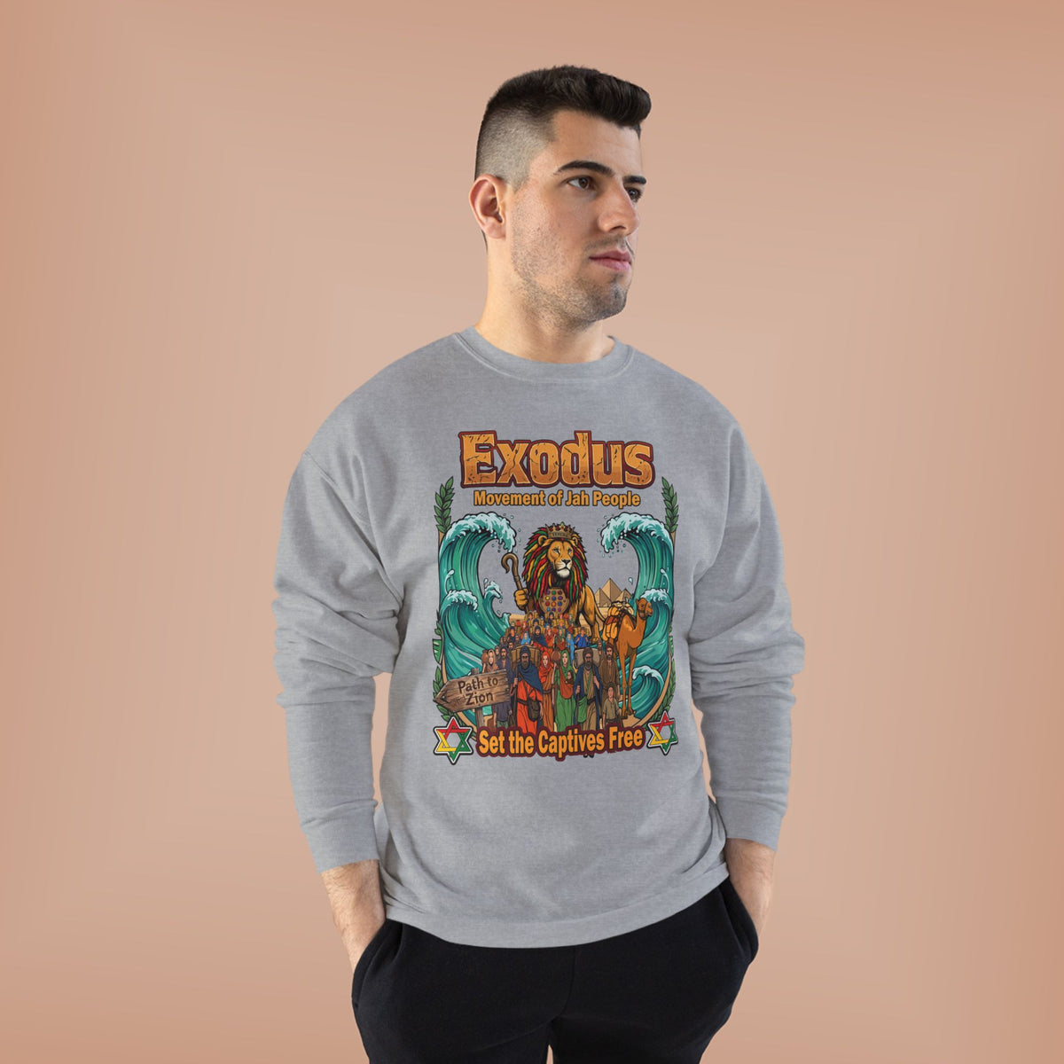Exodus — Jewish Roots Rock Reggae Sweatshirt