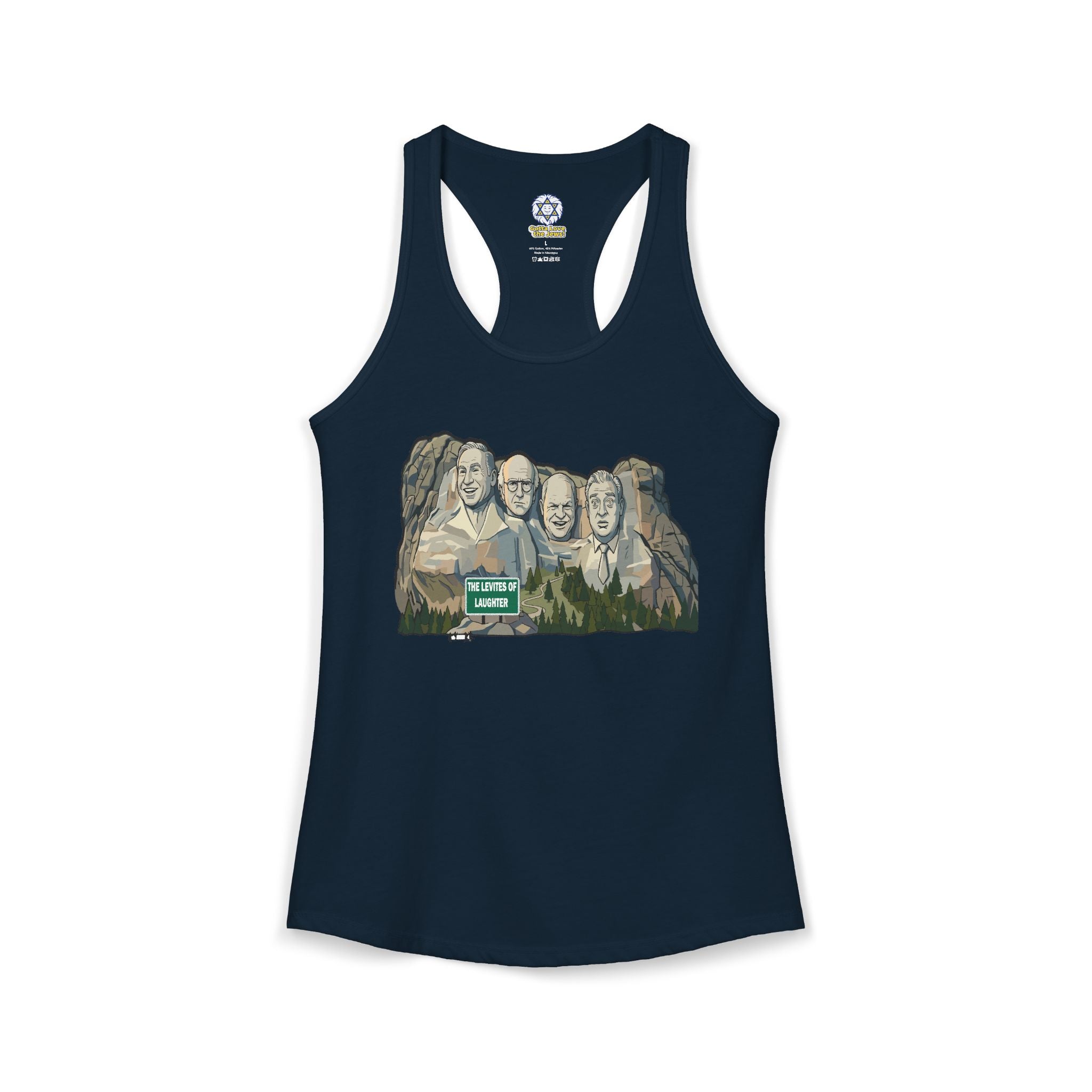 The Levites of Laughter Racerback top