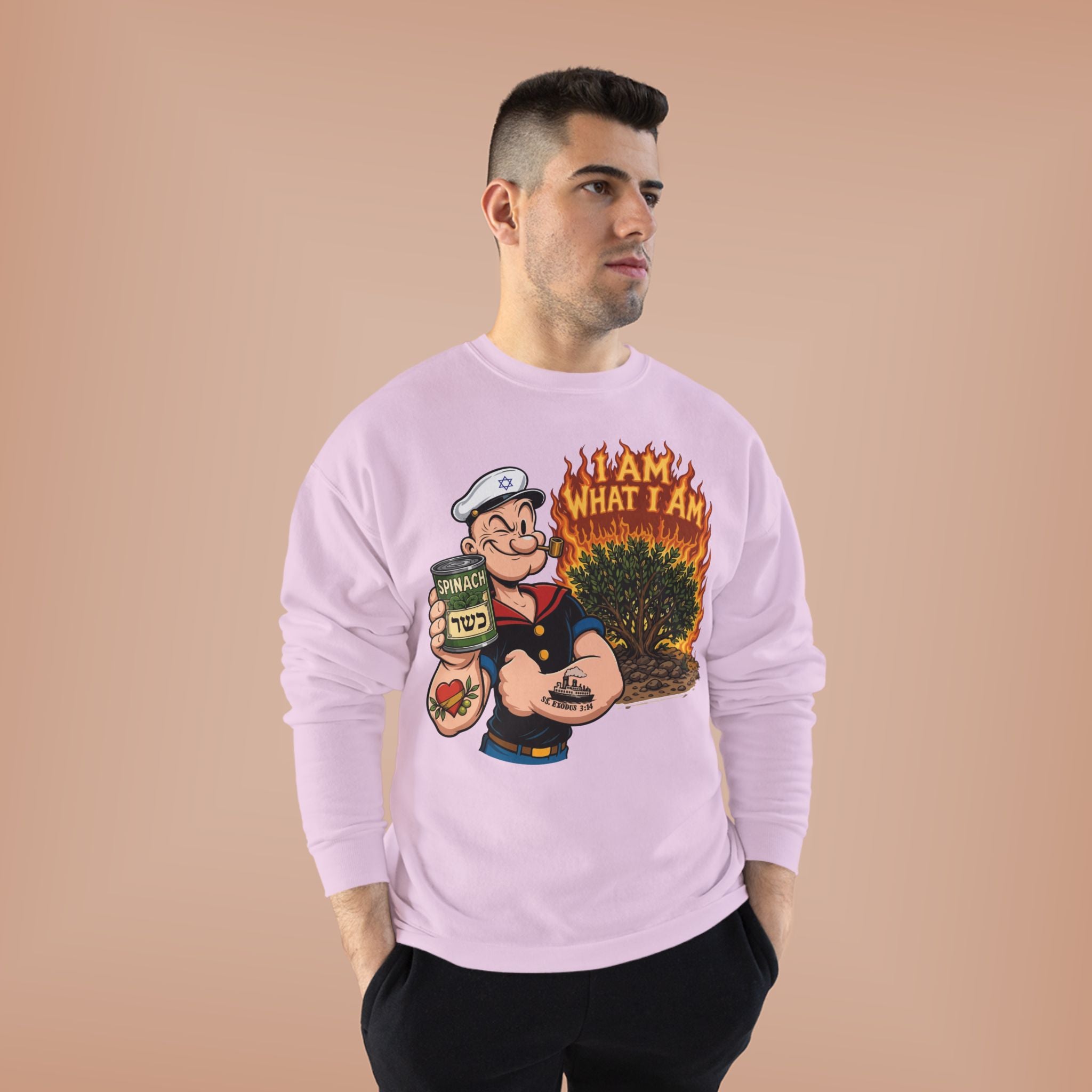 Popeye the Sailor Mensch Crewneck Sweatshirt