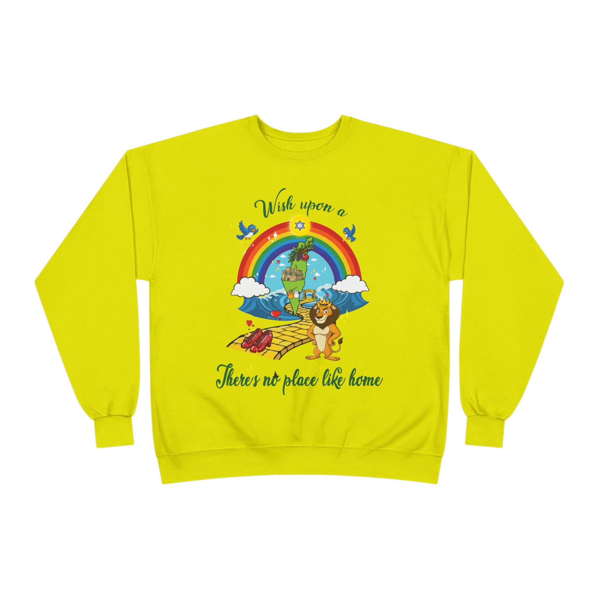 Zion Over the Rainbow Crewneck Sweatshirt