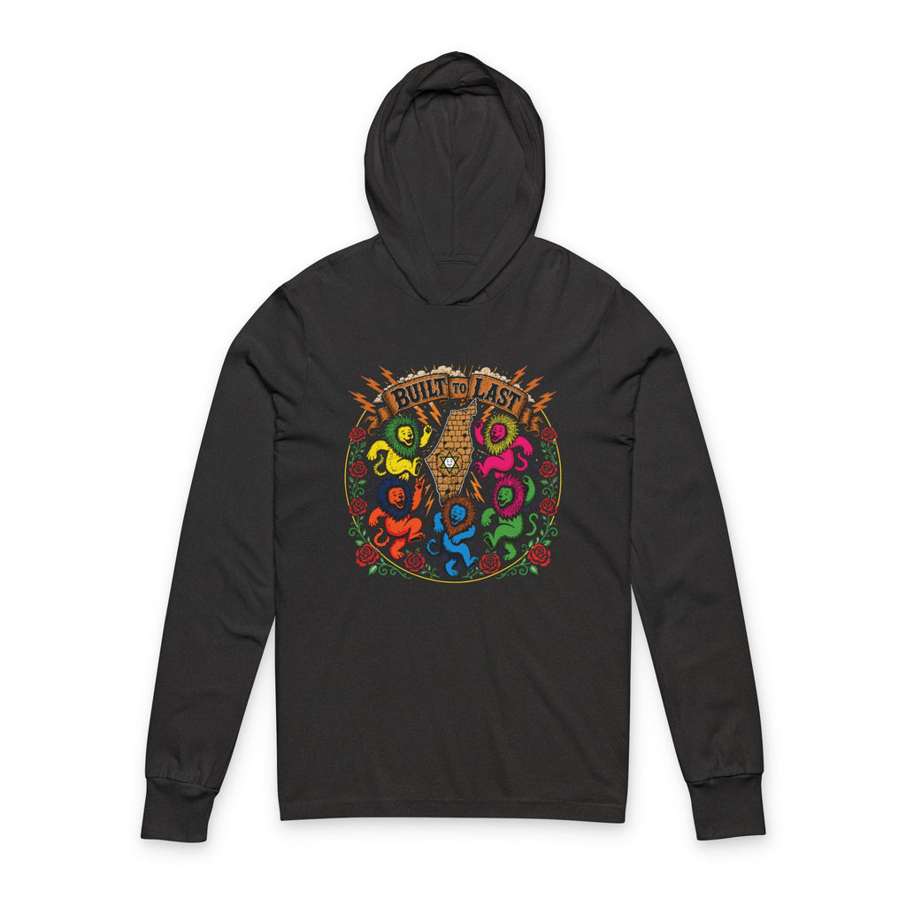 Grateful Israel - Built to Last Unisex Hooded Long Sleeve Tee