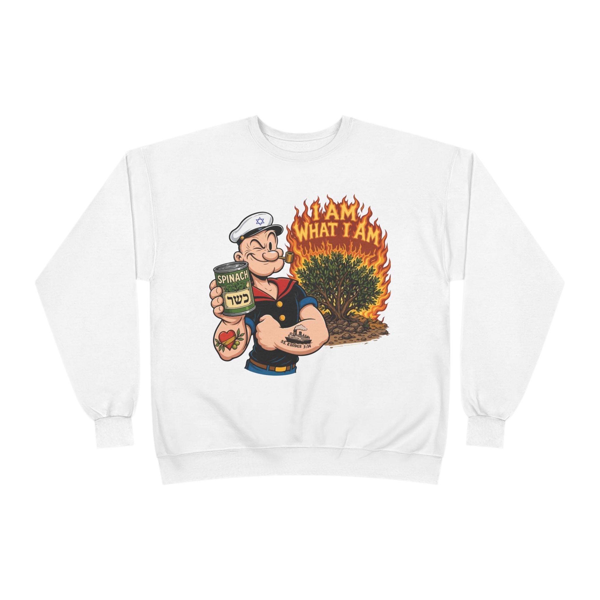 Popeye the Sailor Mensch Crewneck Sweatshirt