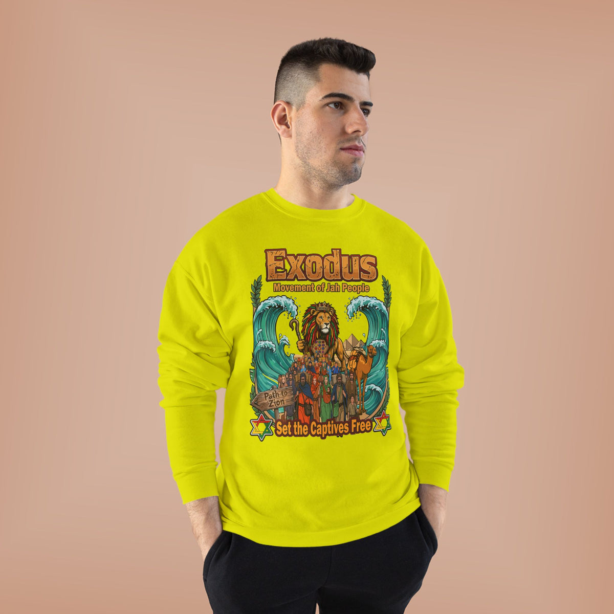 Exodus — Jewish Roots Rock Reggae Sweatshirt