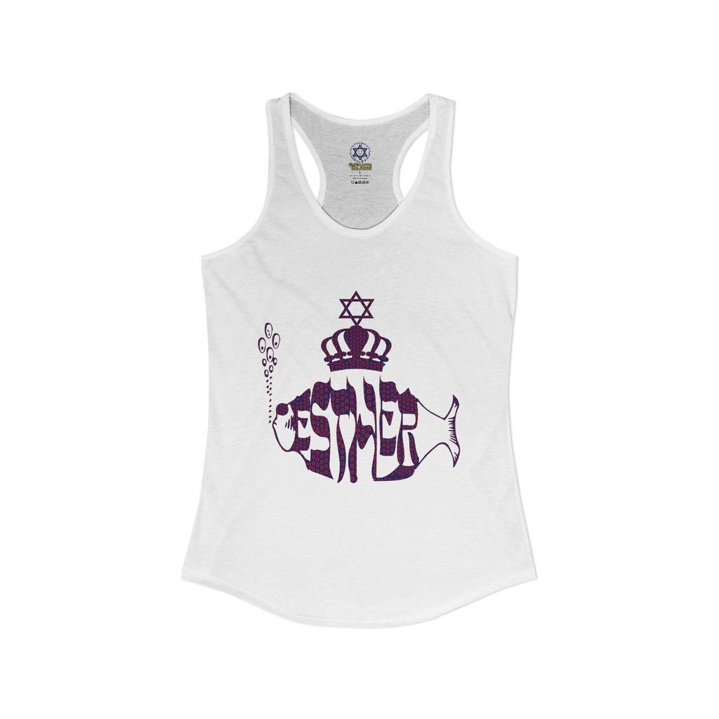 Phishing for Queen Esther - Women's Ideal Racerback Tank