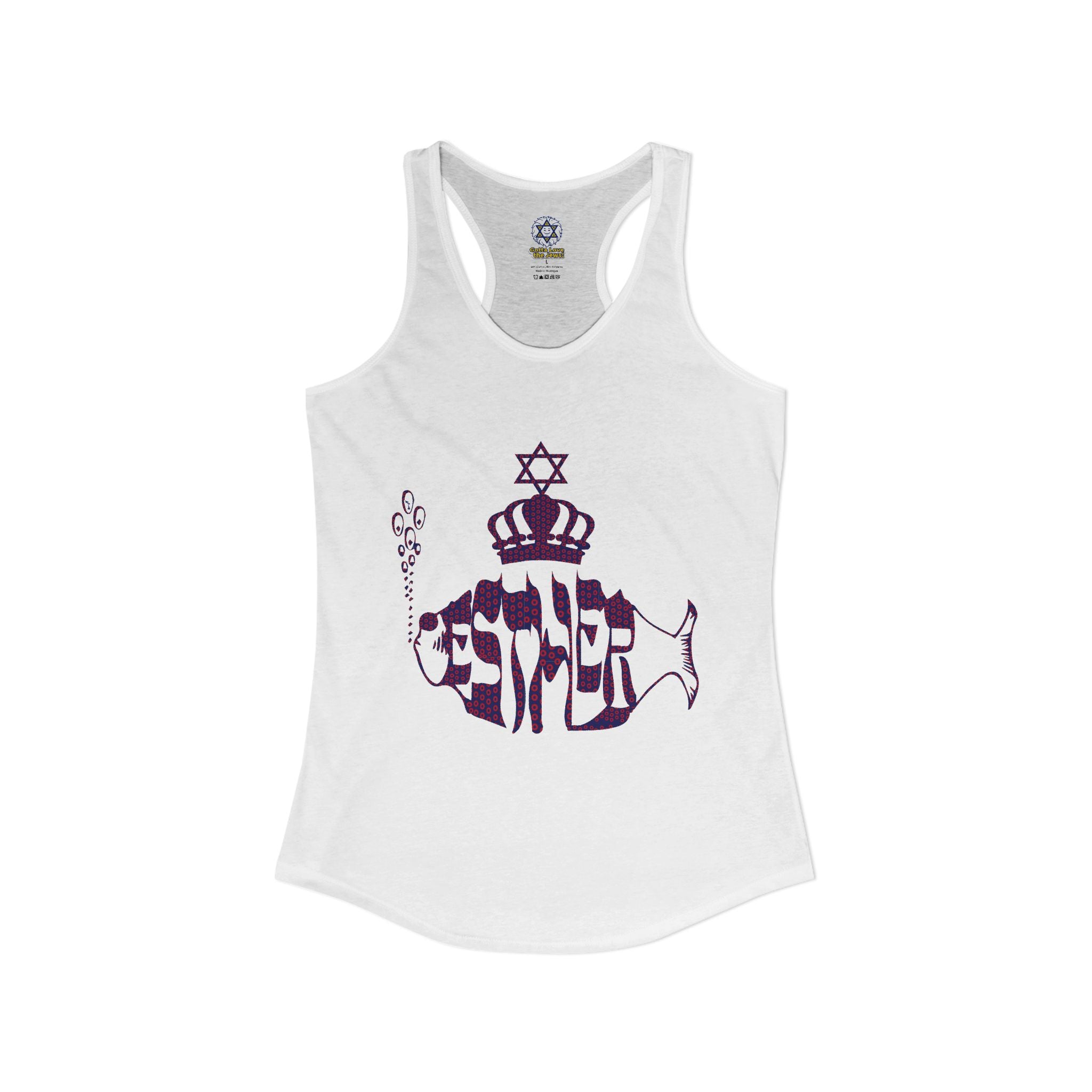 Phishing for Queen Esther - Women's Ideal Racerback Tank