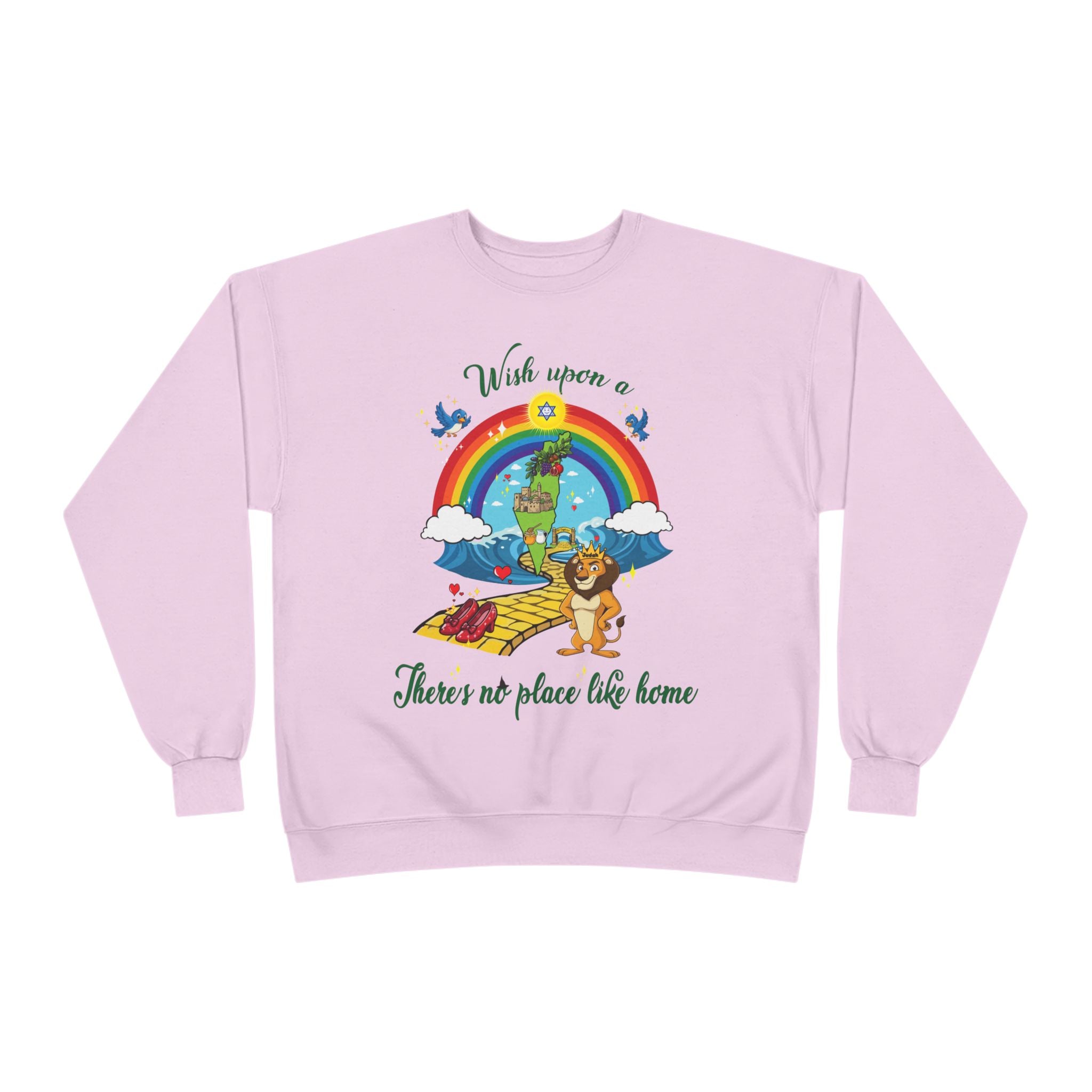 Zion Over the Rainbow Crewneck Sweatshirt