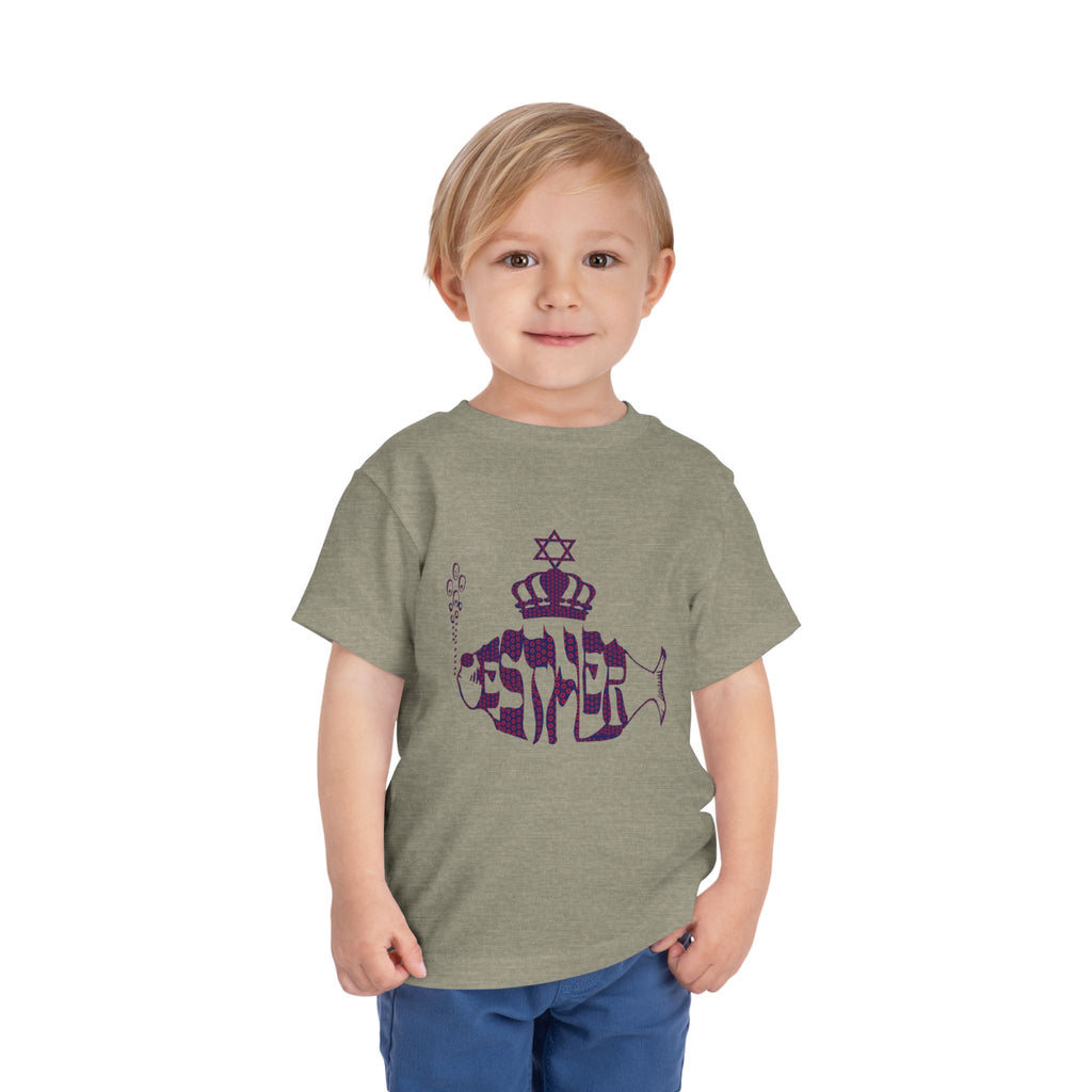 Phishing for Queen Esther Toddler Tee