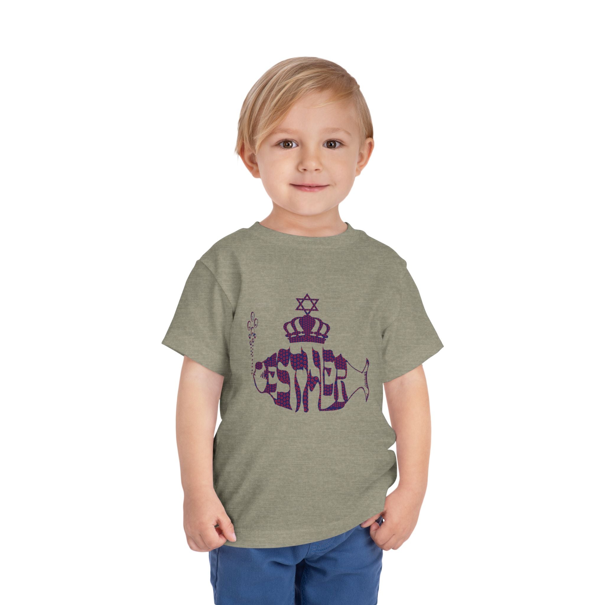 Phishing for Queen Esther Toddler Tee