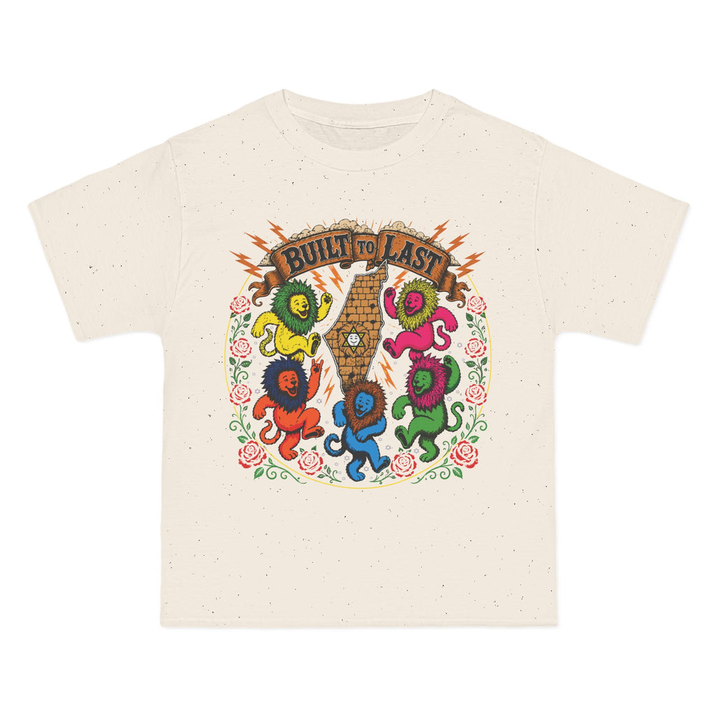 Grateful Israel - Built to Last T-Shirt — Retro Colorful Cartoon Design