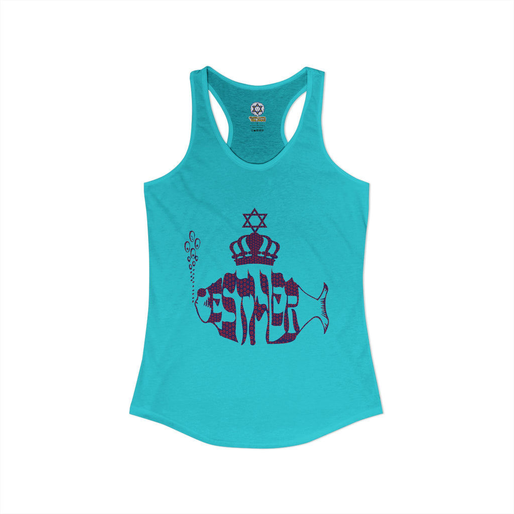 Phishing for Queen Esther - Women's Ideal Racerback Tank