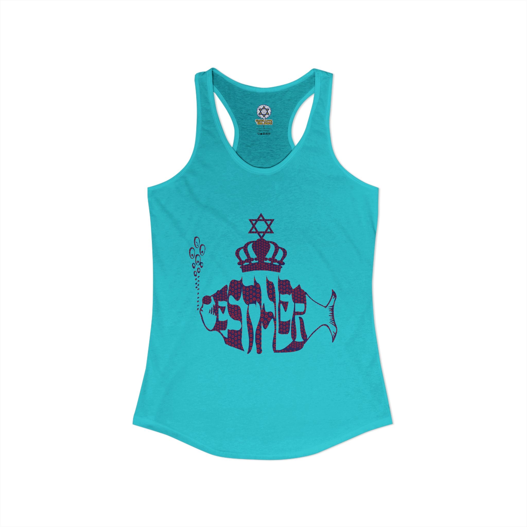 Phishing for Queen Esther - Women's Ideal Racerback Tank