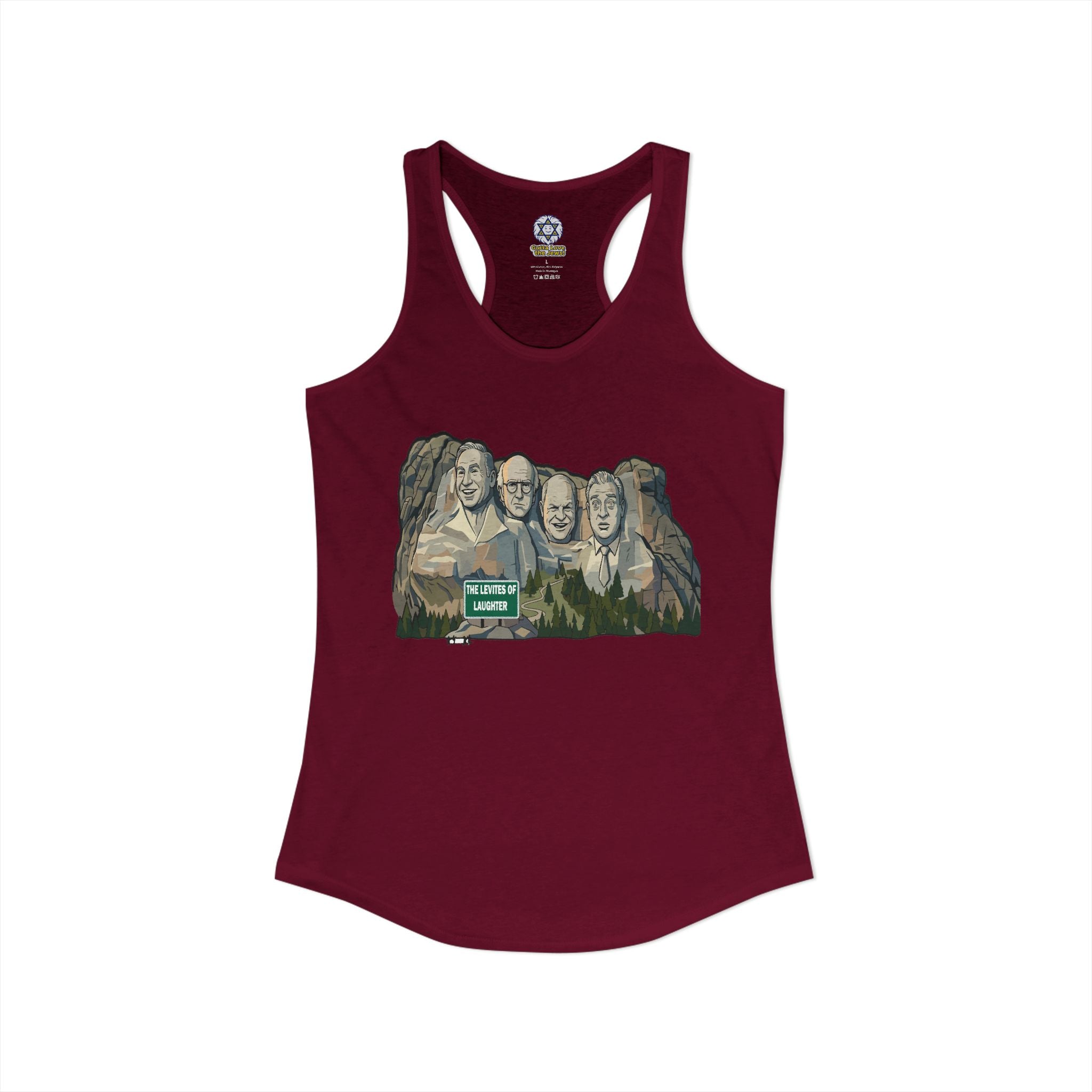 The Levites of Laughter Racerback top