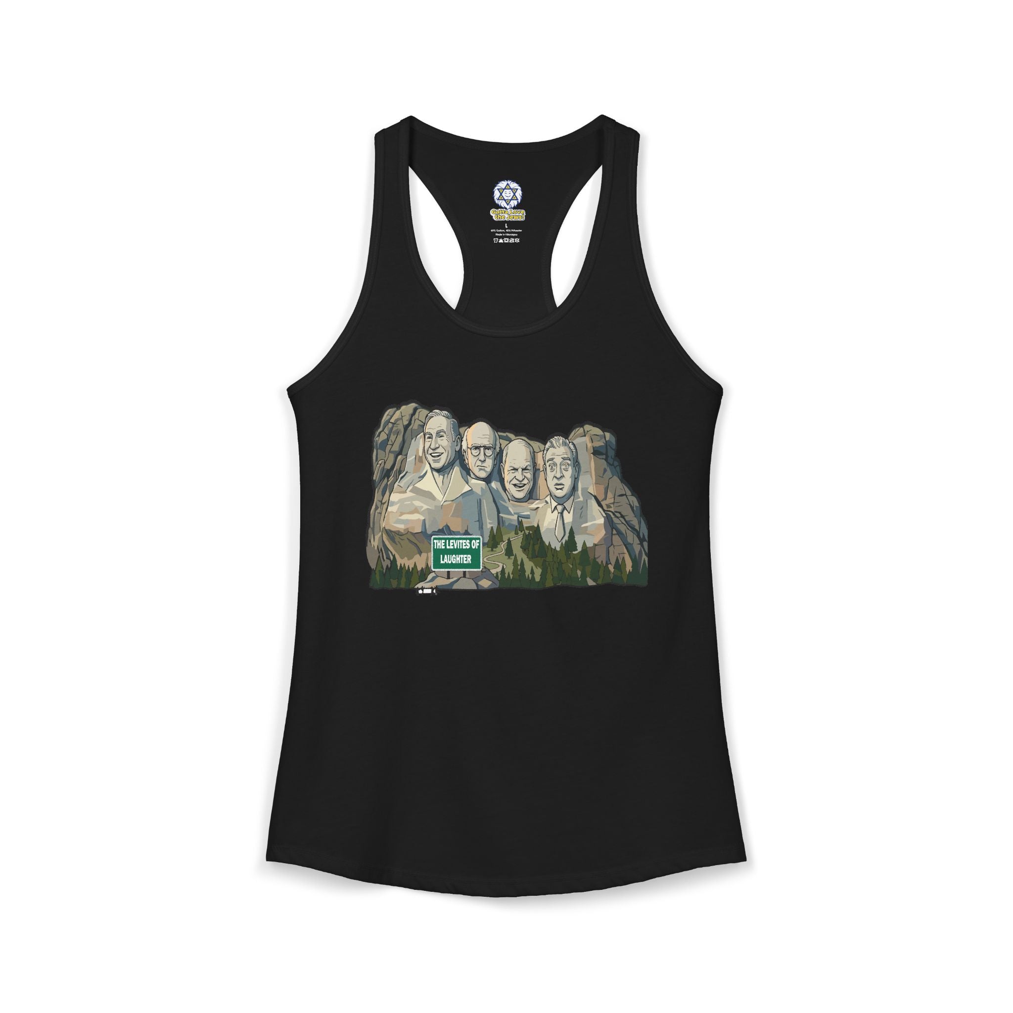 The Levites of Laughter Racerback top