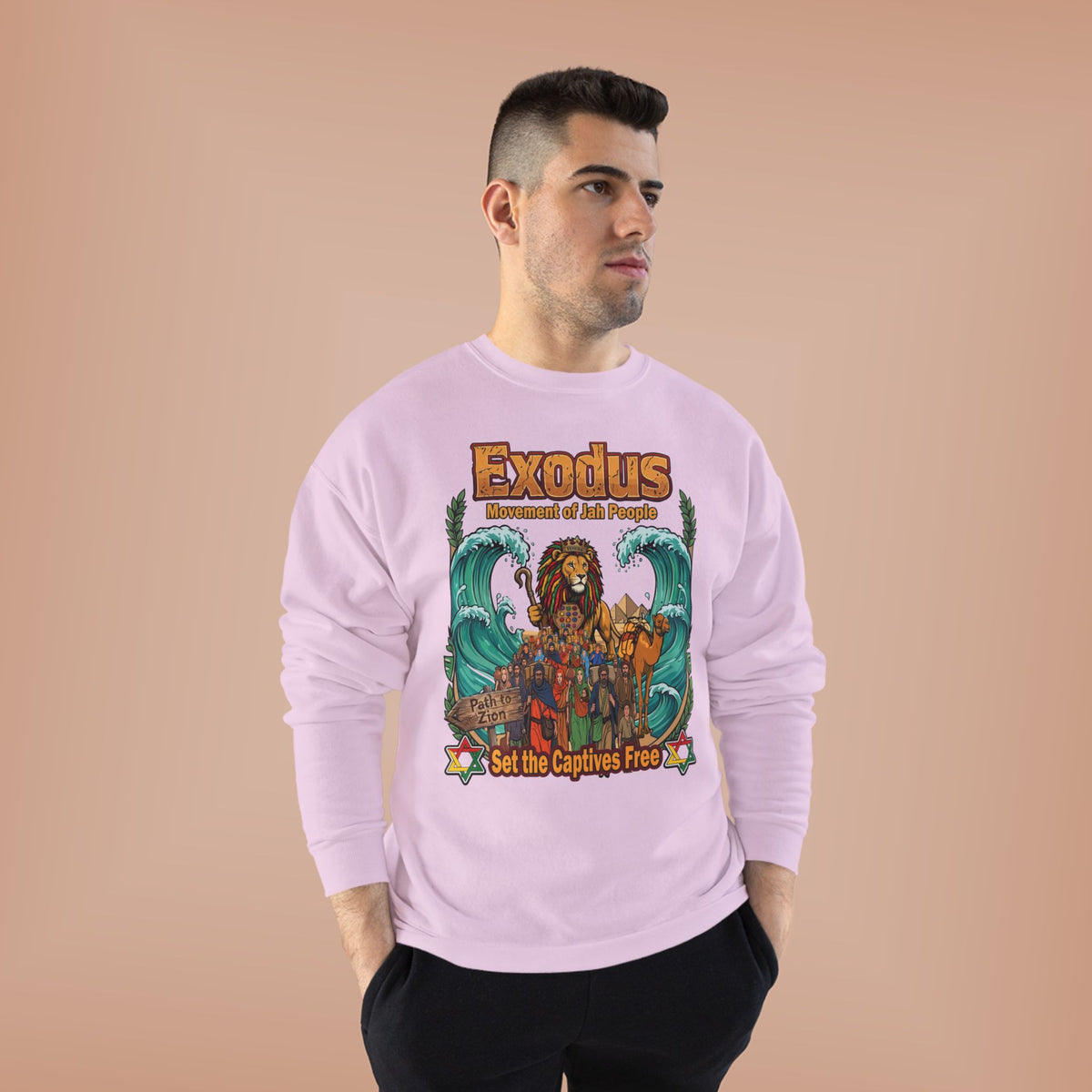 Exodus — Jewish Roots Rock Reggae Sweatshirt