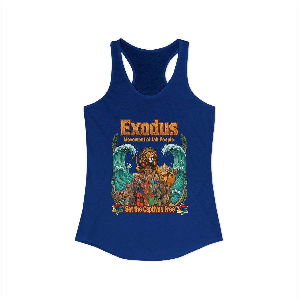 Exodus — Jewish Roots Rock Reggae Women Racerback