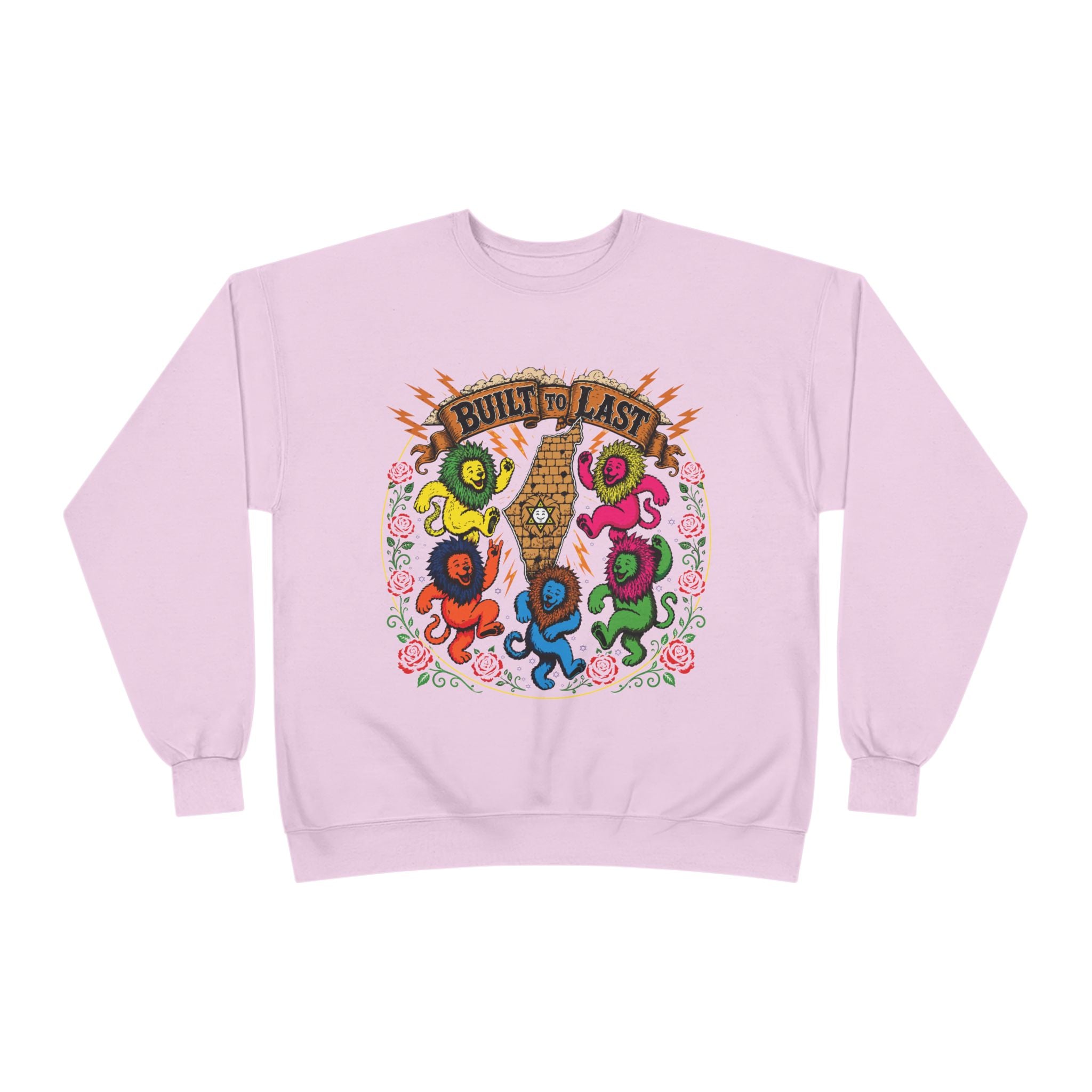 Grateful Israel - Built to Last - Crewneck Sweatshirt