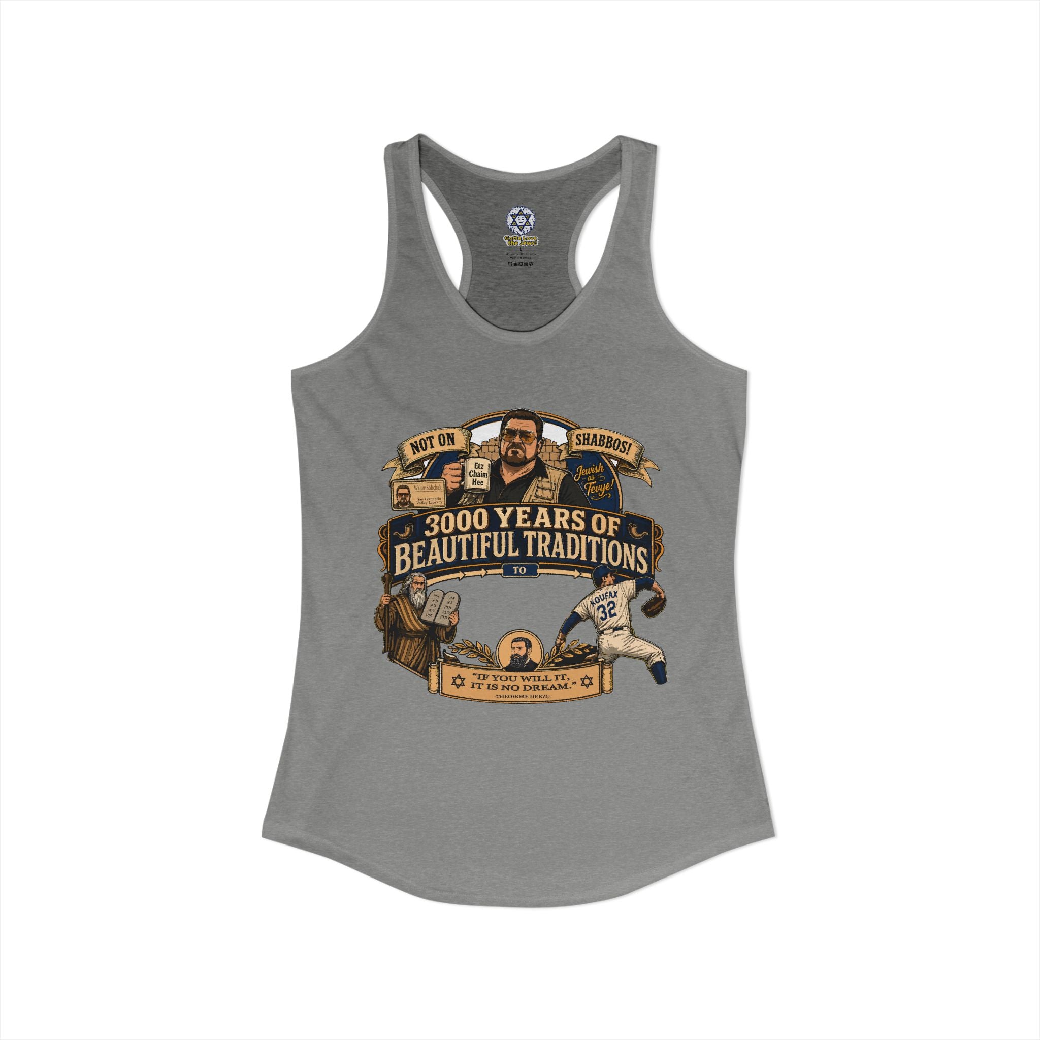 Walter - The Little Convert Achiever - Women's Ideal Racerback Tank