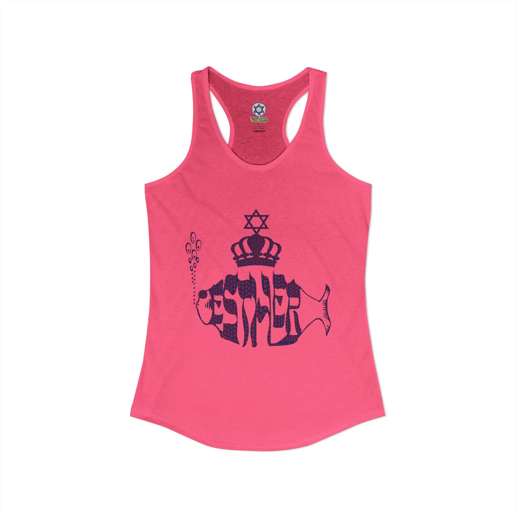 Phishing for Queen Esther - Women's Ideal Racerback Tank