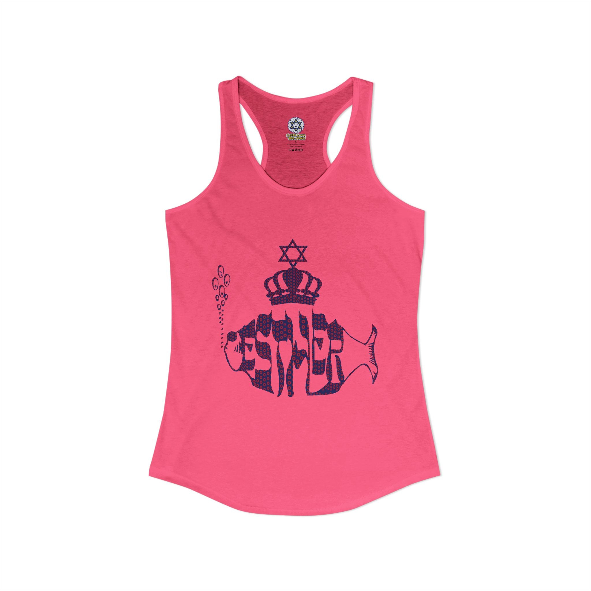 Phishing for Queen Esther - Women's Ideal Racerback Tank