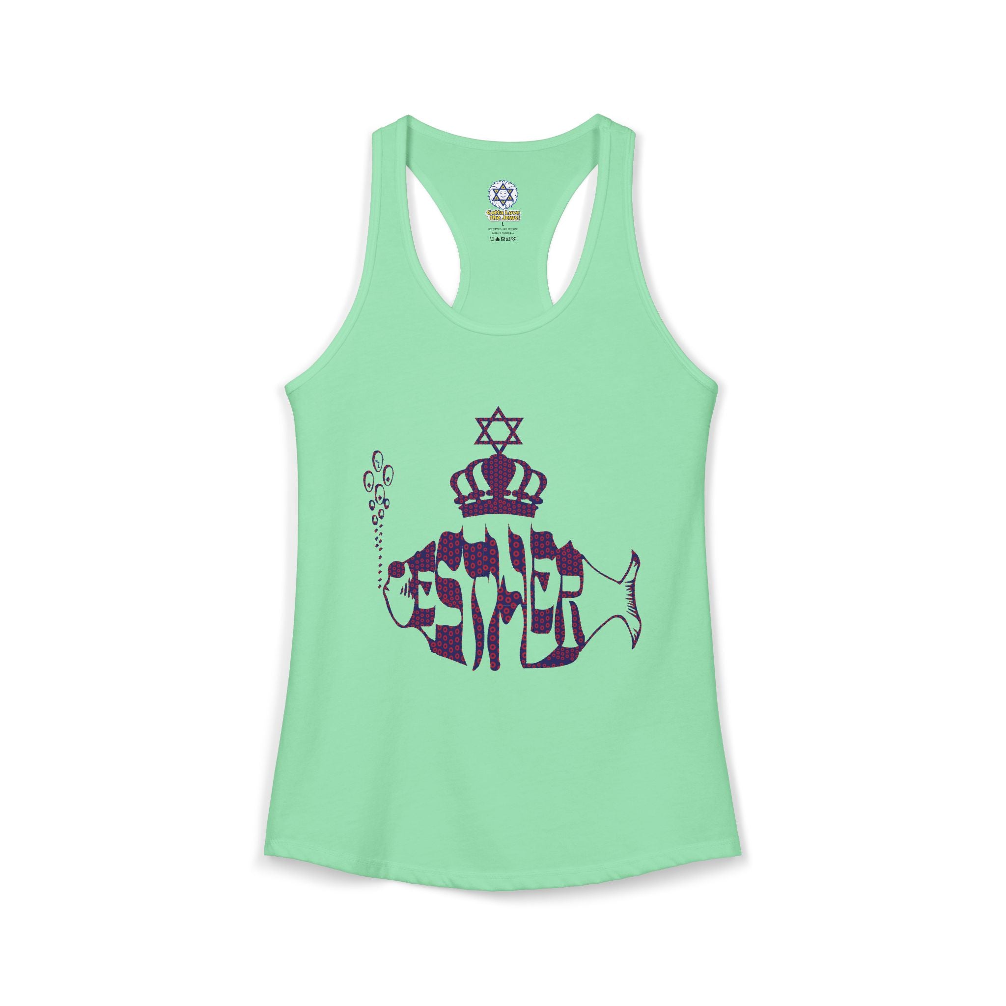 Phishing for Queen Esther - Women's Ideal Racerback Tank
