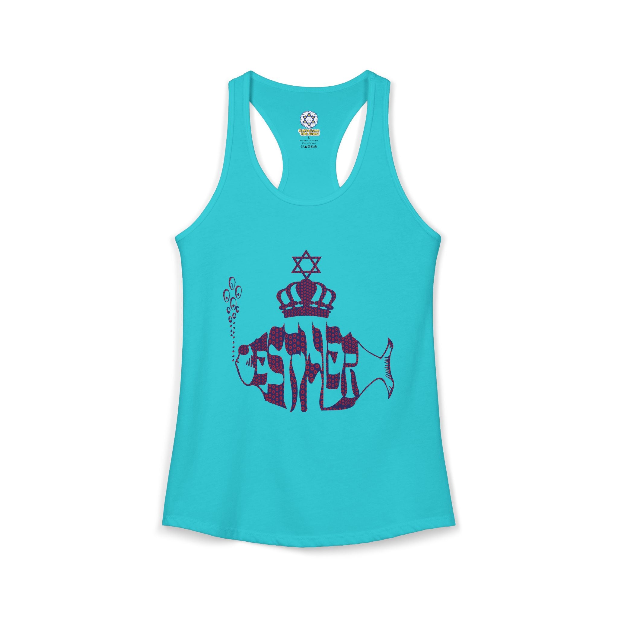 Phishing for Queen Esther - Women's Ideal Racerback Tank