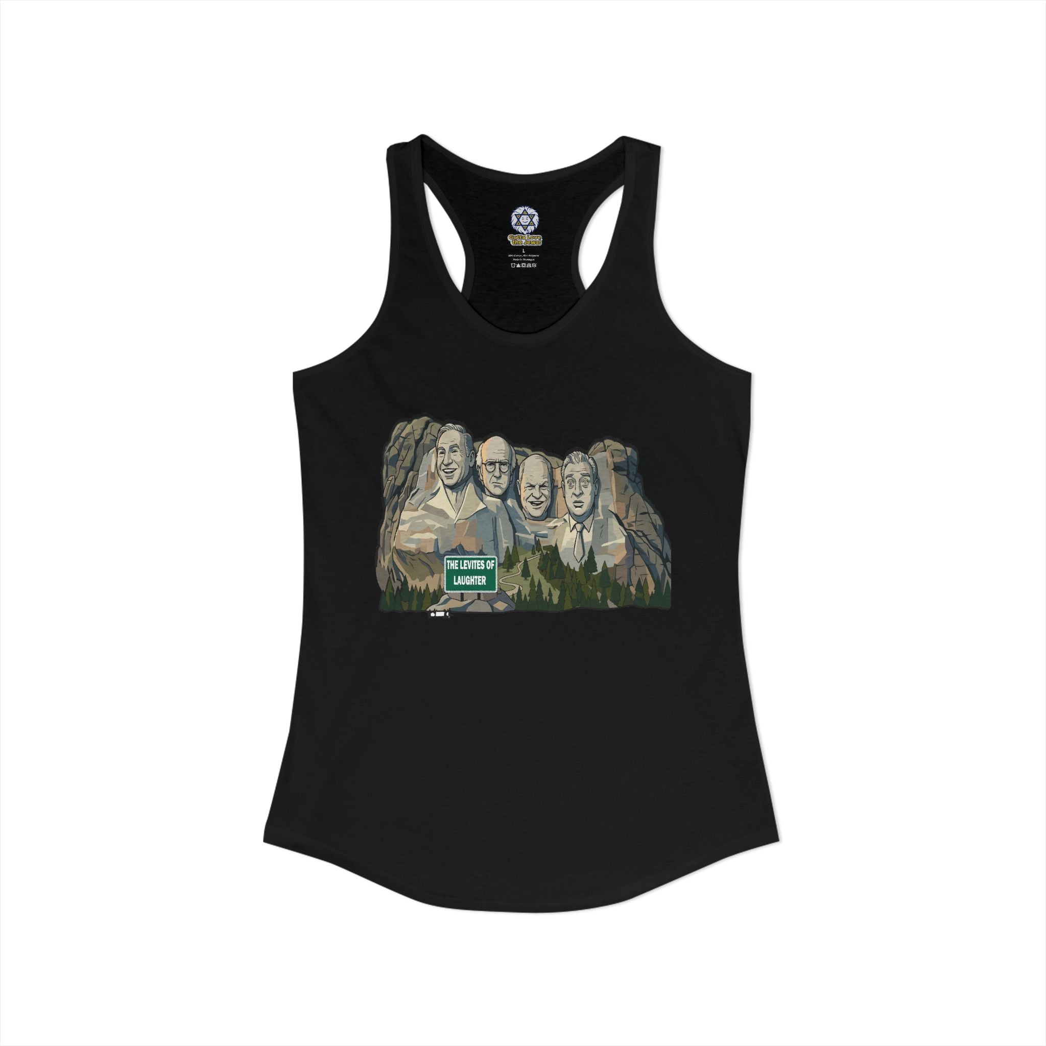 The Levites of Laughter Racerback top