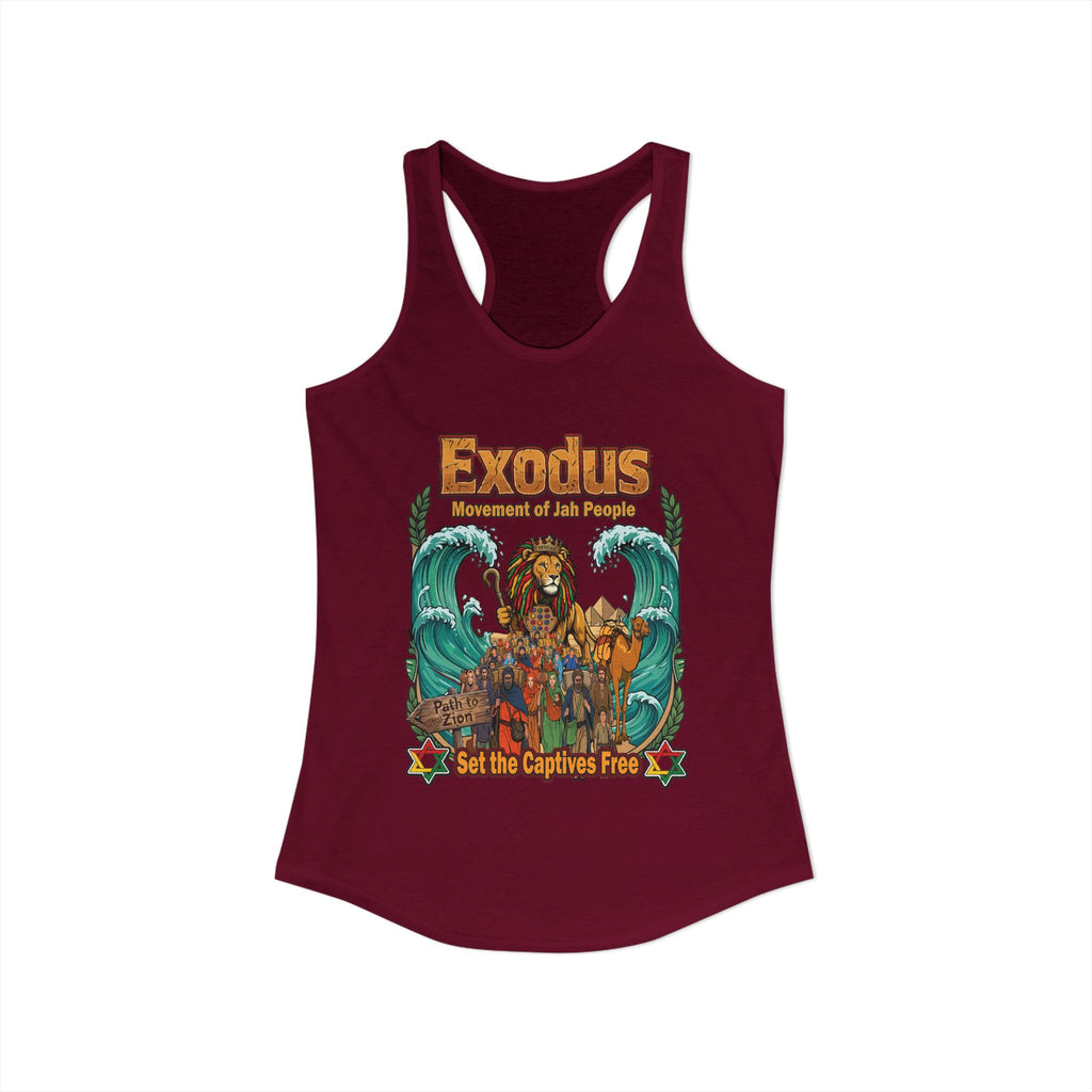 Exodus — Jewish Roots Rock Reggae Women Racerback