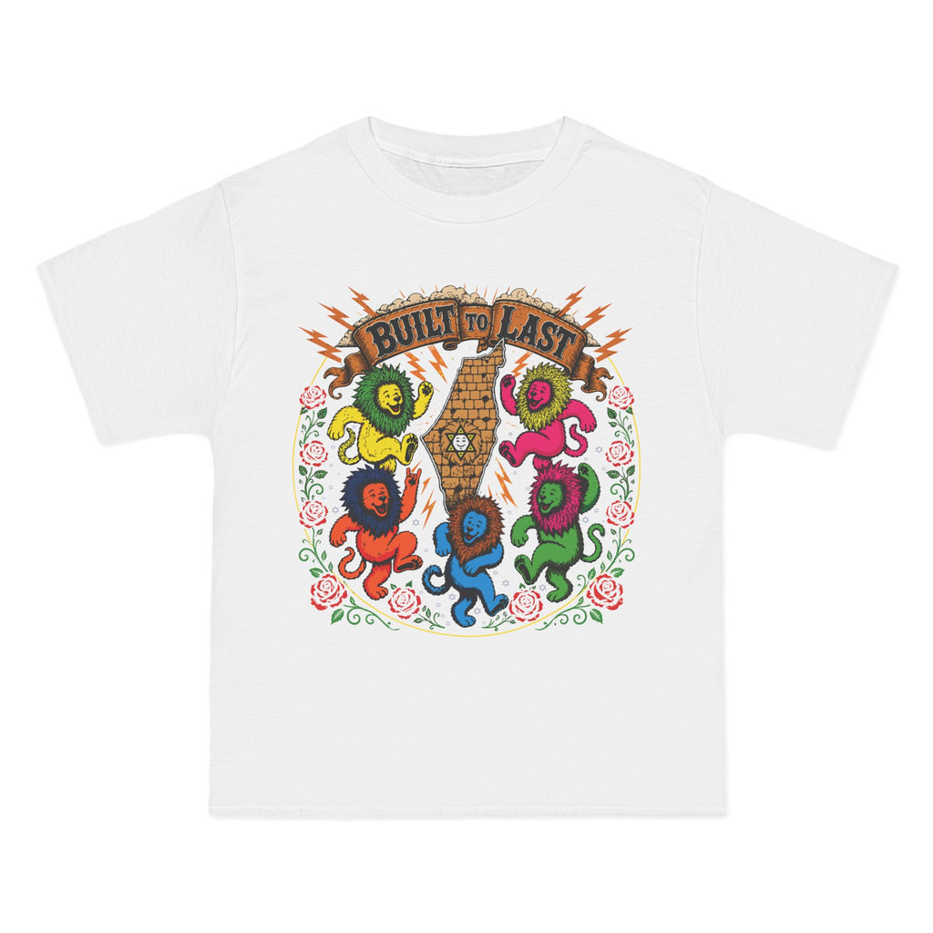 Grateful Israel - Built to Last T-Shirt — Retro Colorful Cartoon Design