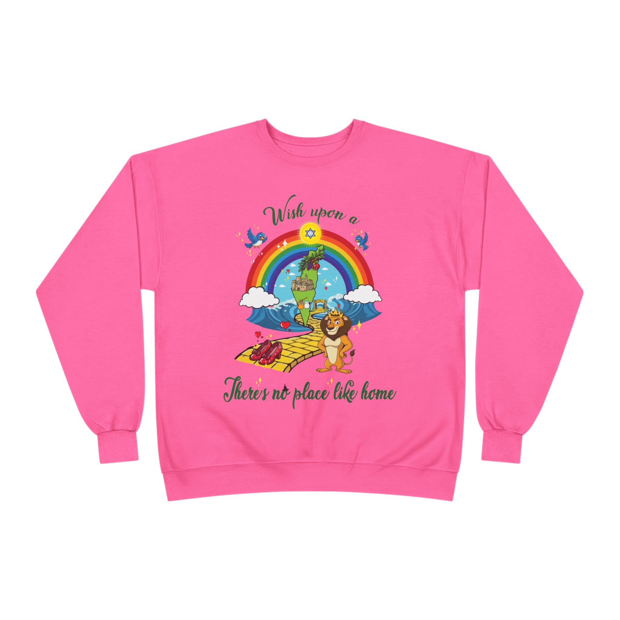 Zion Over the Rainbow Crewneck Sweatshirt