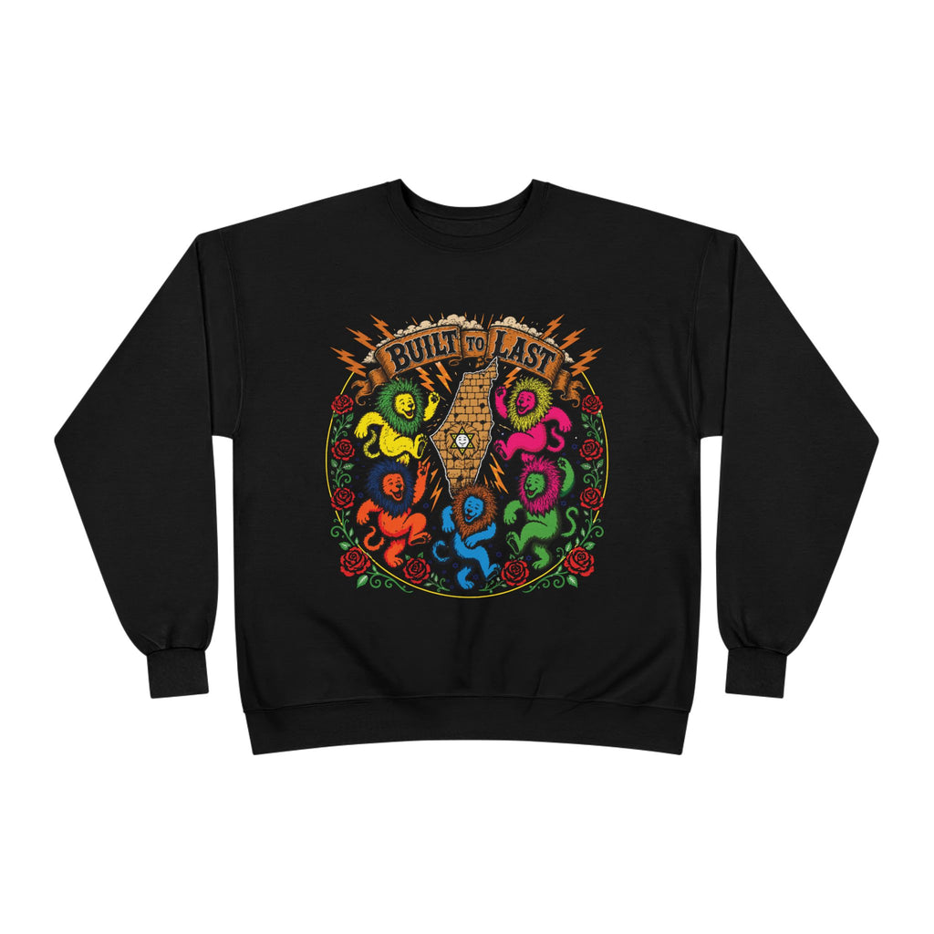 Grateful Israel - Built to Last - Crewneck Sweatshirt