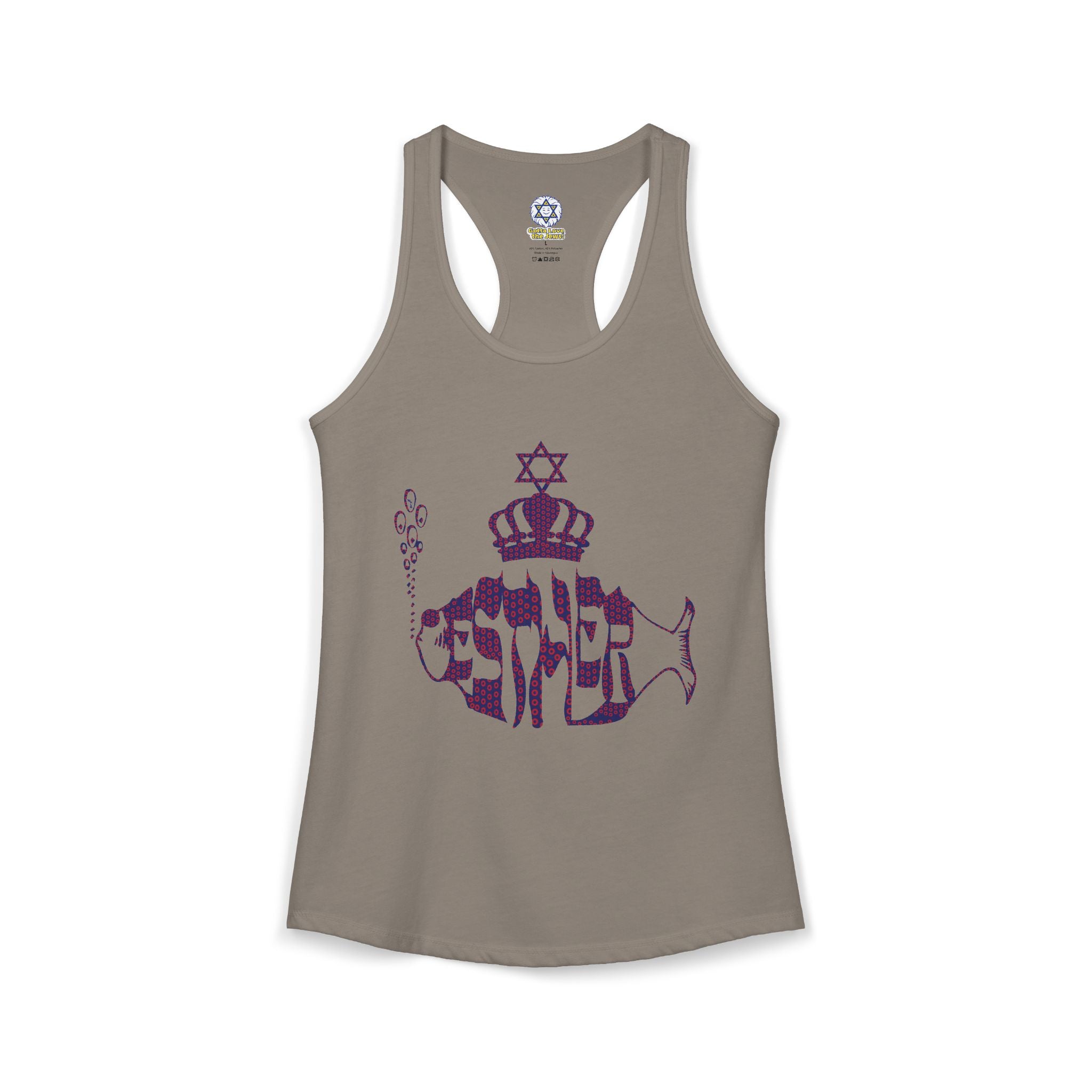 Phishing for Queen Esther - Women's Ideal Racerback Tank