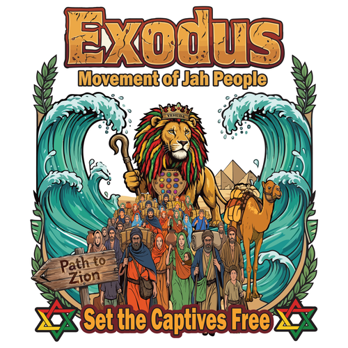 Exodus — Jewish Roots Rock Reggae T-shirt