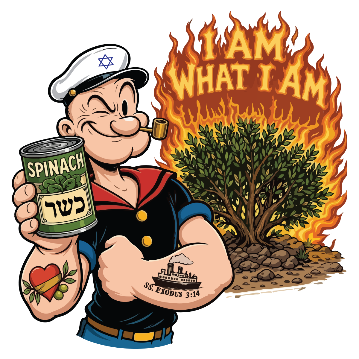 Popeye the Sailor Mensch T‑Shirt